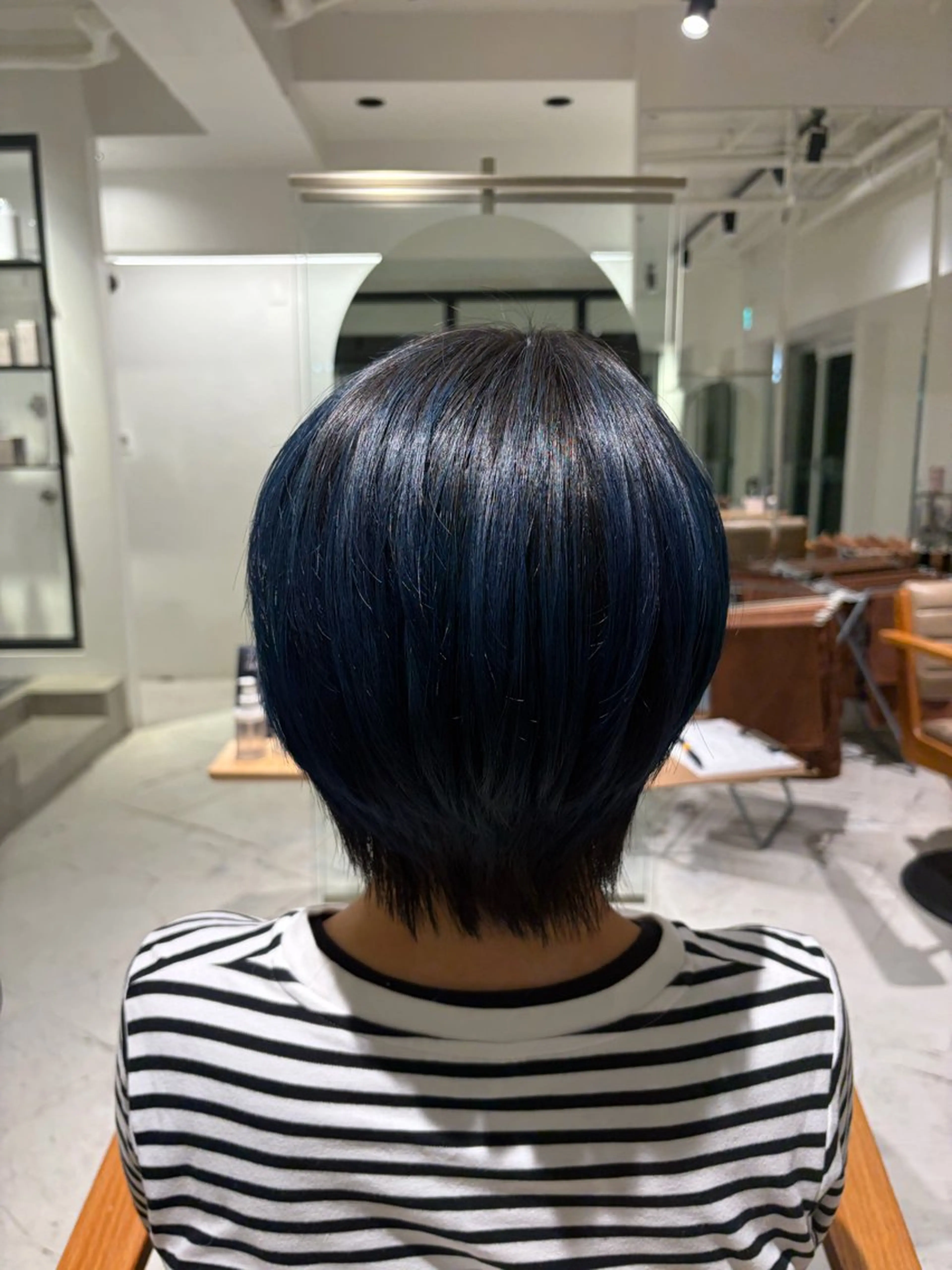 ショート カラー ブラウンカラー ヘアカラー UNBIRTHDAY いずみのヘアスタイル
