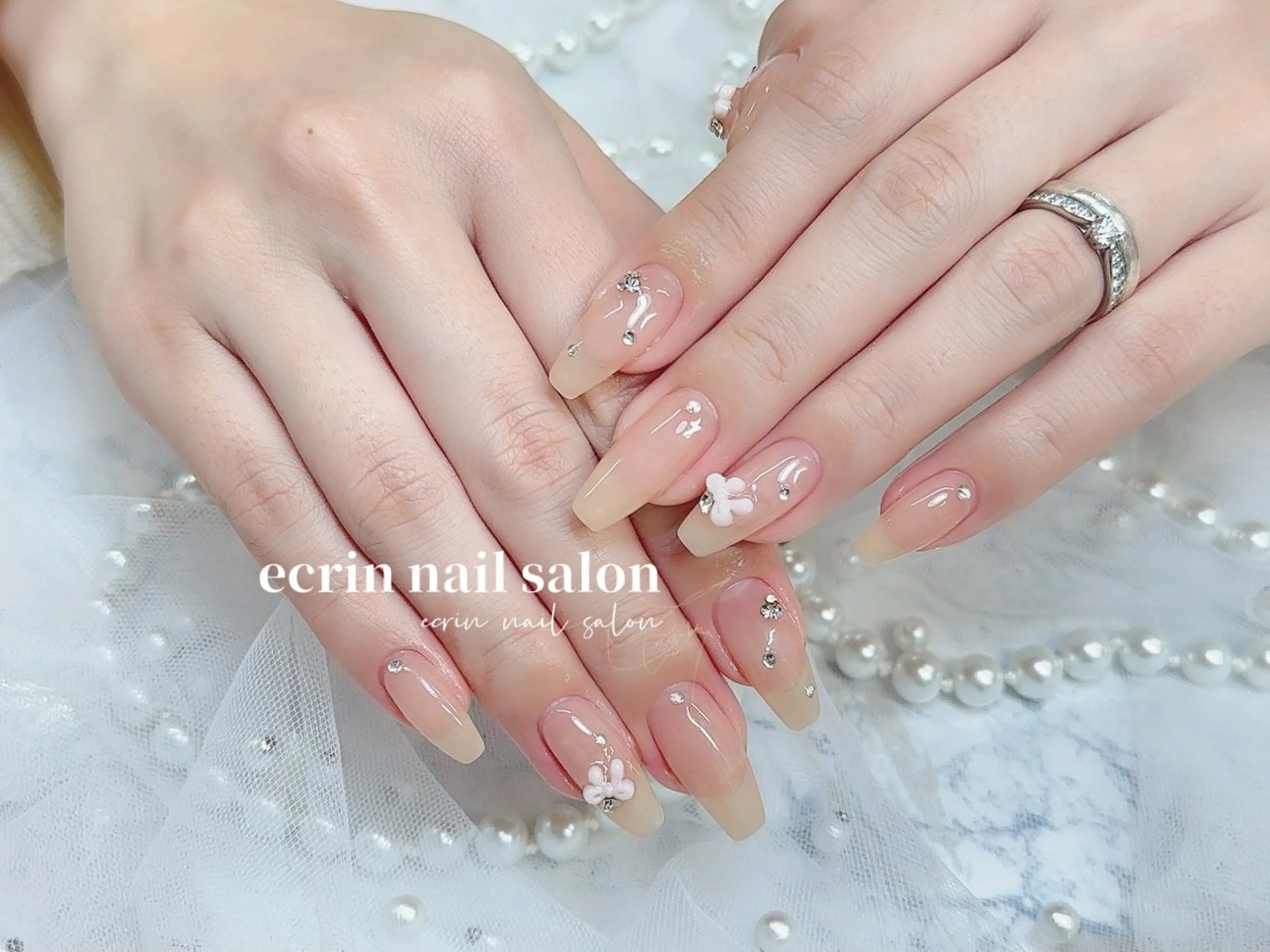 ネイル 持ち込み ハンドネイル ハンドケア ecrin nail salon錦糸町のネイルデザイン