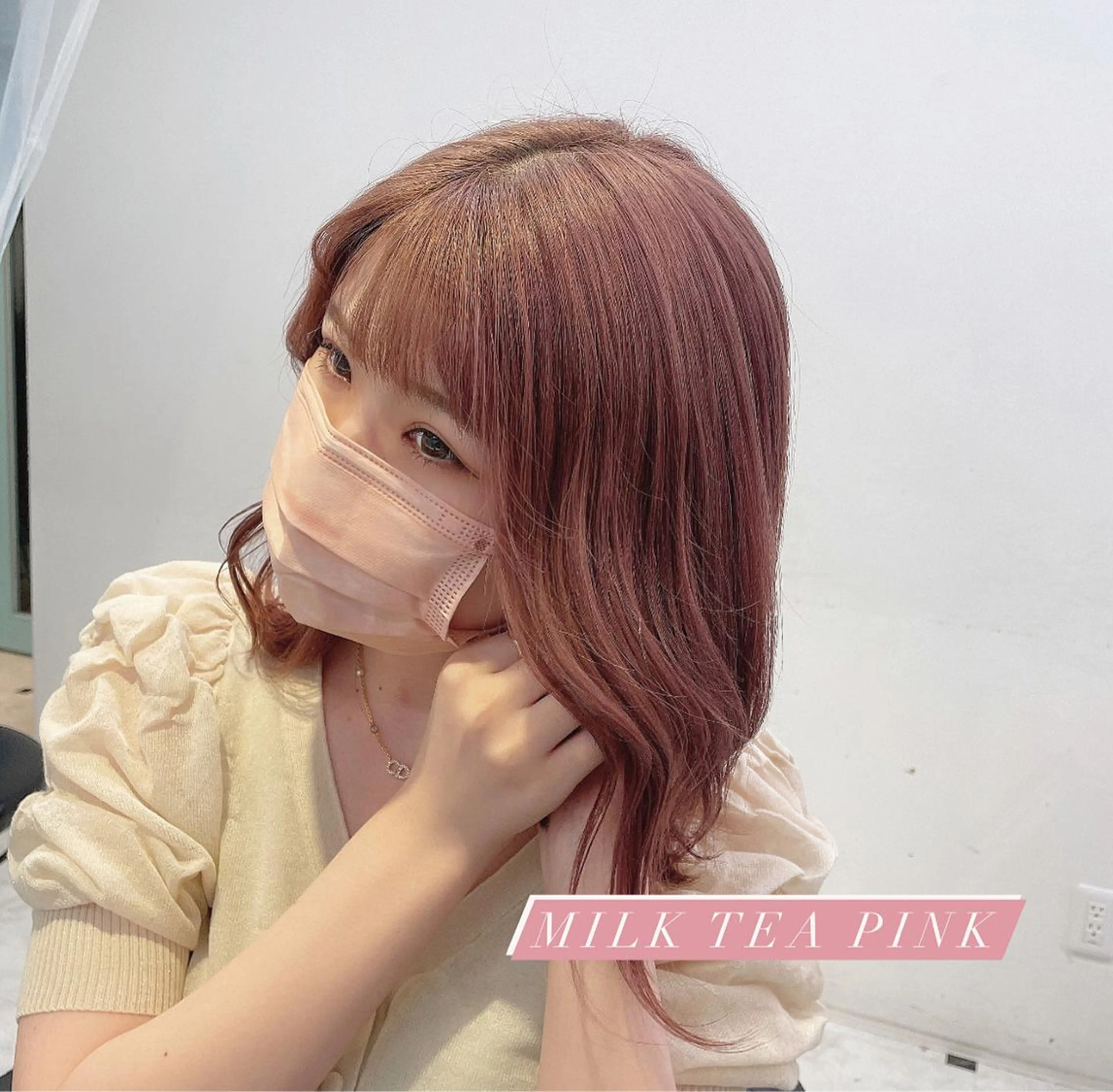 ミディアム サロウィン新宿三丁目East所属・顔周りレイヤー/新宿 /モテ艶カラー/航介のヘアスタイル