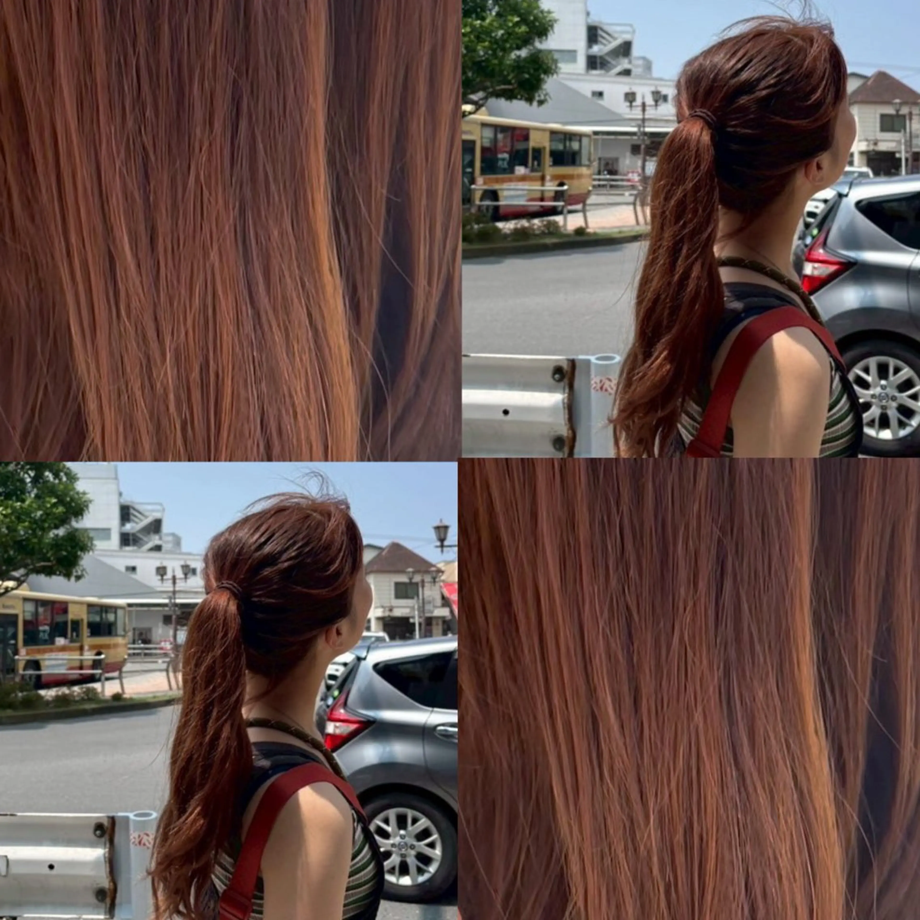 カラー 透明感カラー オレンジ カット ヘアカラー トリートメント suzuna/暖色 カラー💞/スパのヘアスタイル