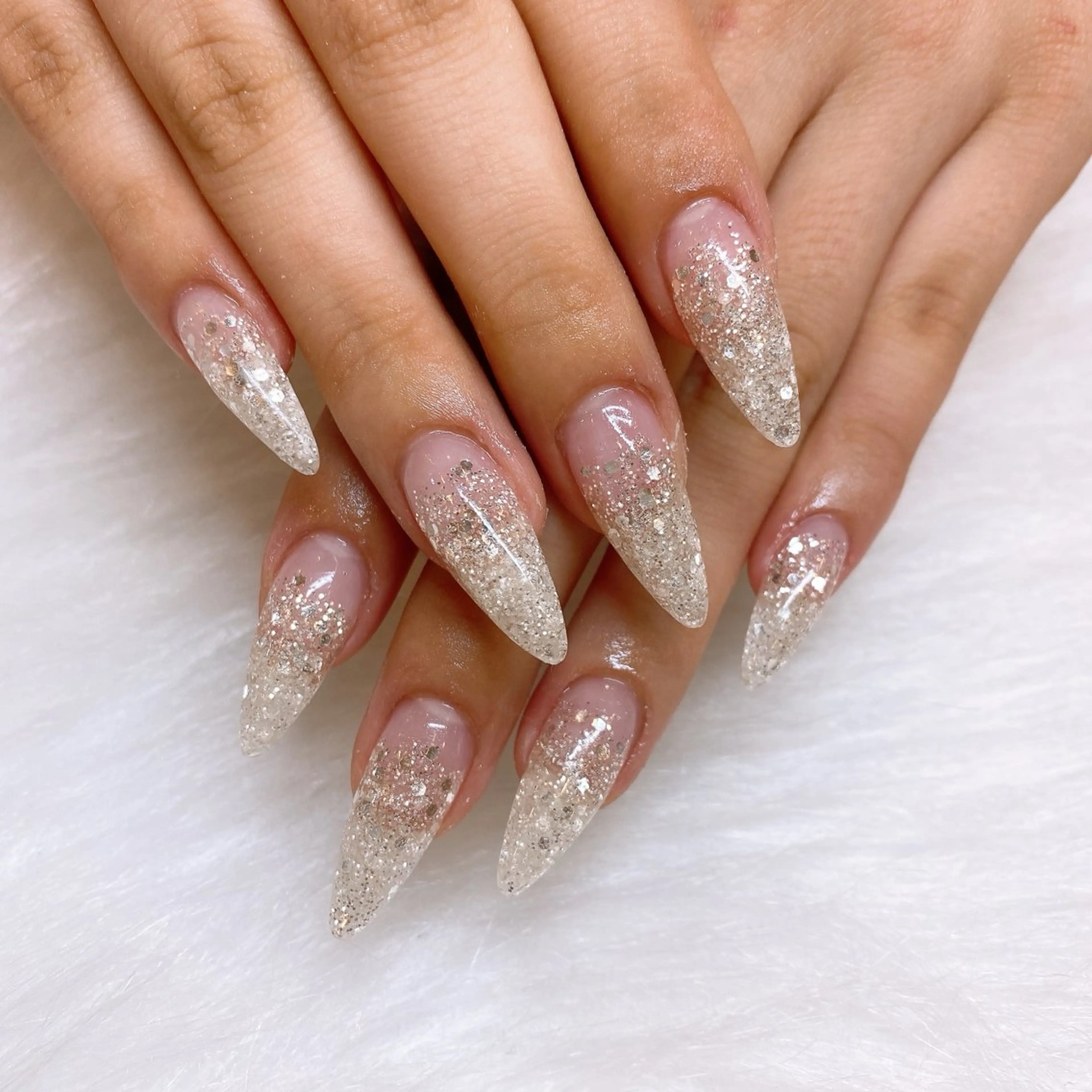 チップ長さだし10本💎ワンカラーorラメグラの写真