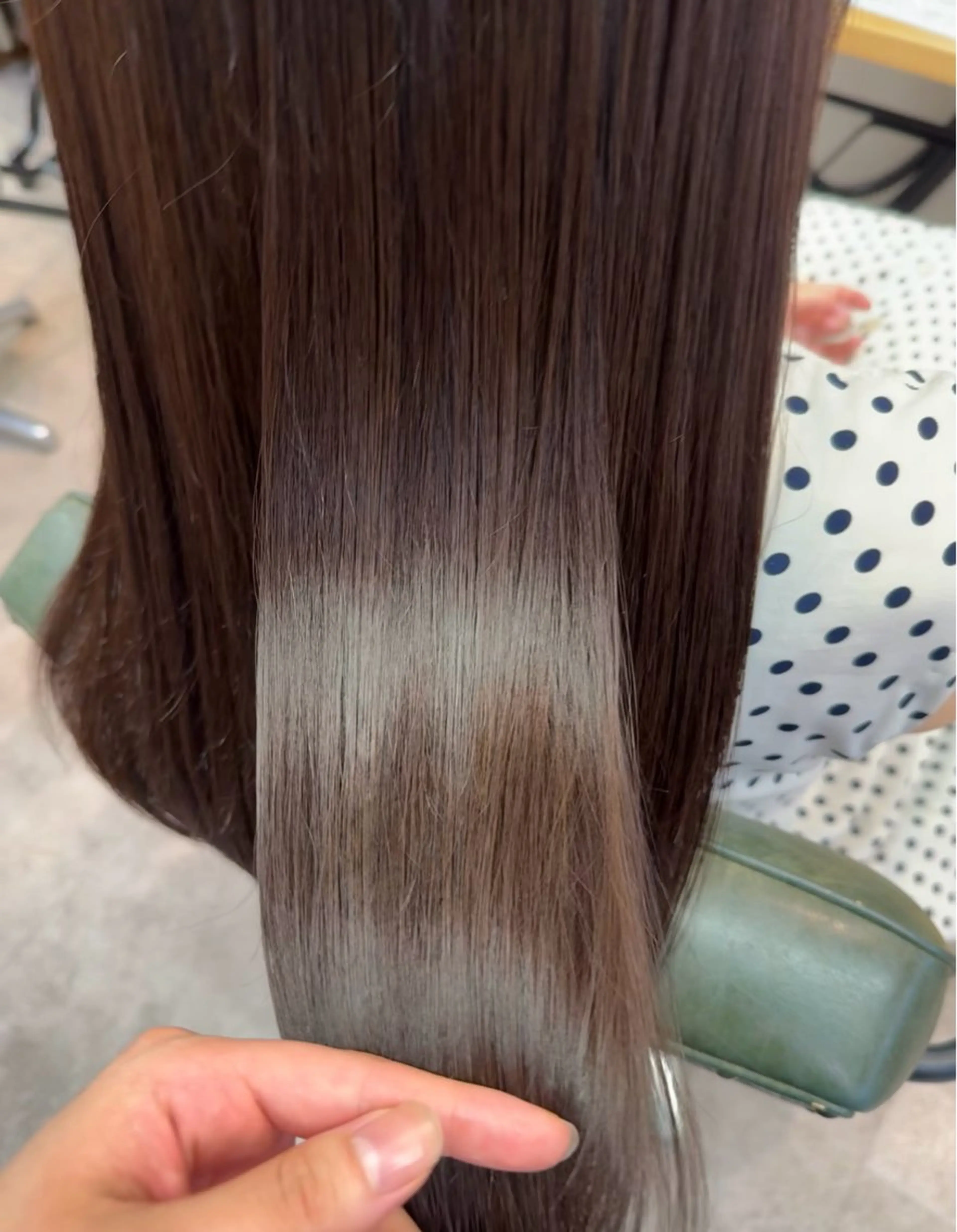 ロング トリートメント 縮毛矯正/エクステ ヘアアレンジ/ひふみのヘアスタイル