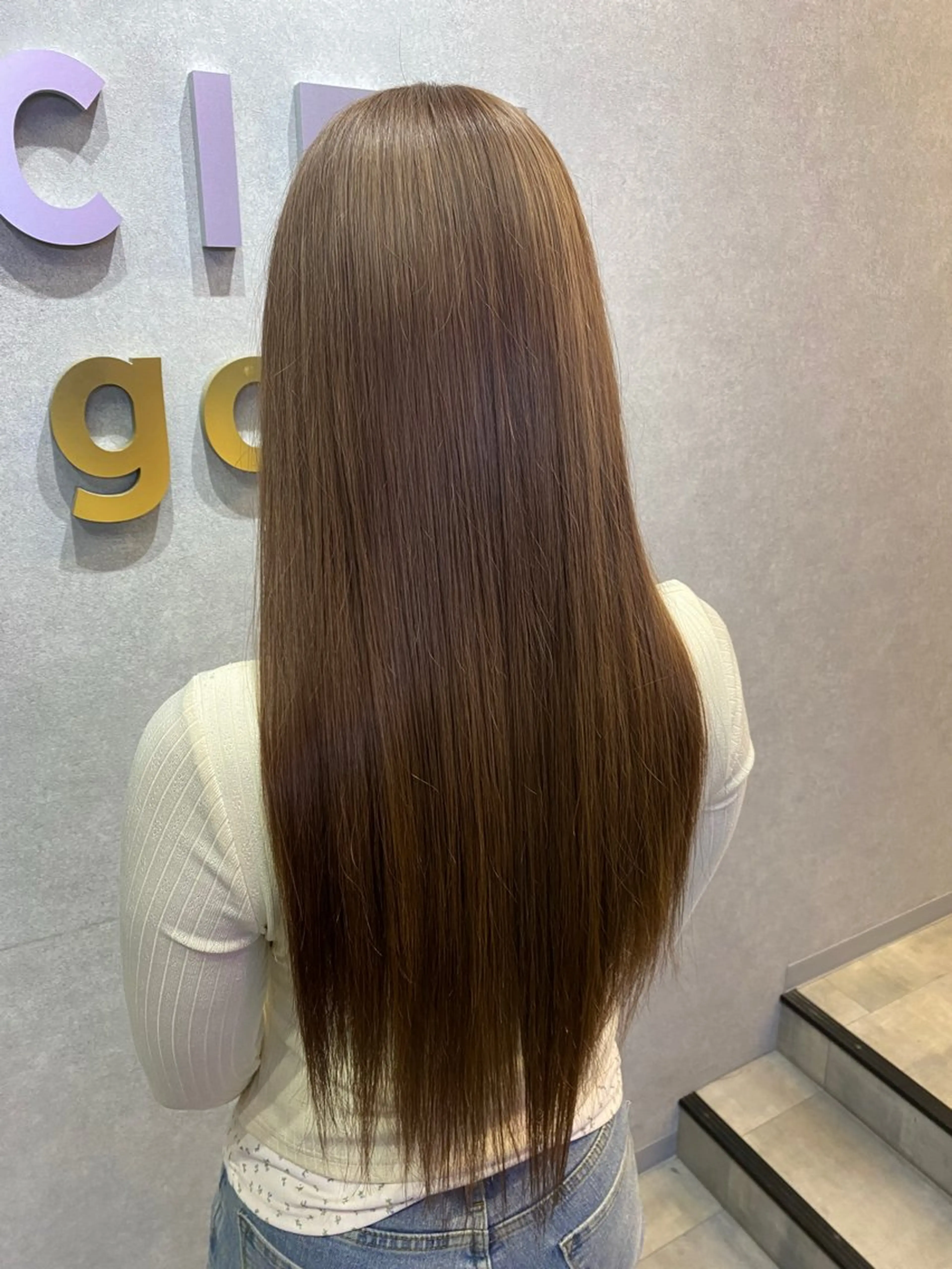 カラー 𝗮𝘆𝘂𝗺𝗶 ハイトーン🎀のヘアスタイル