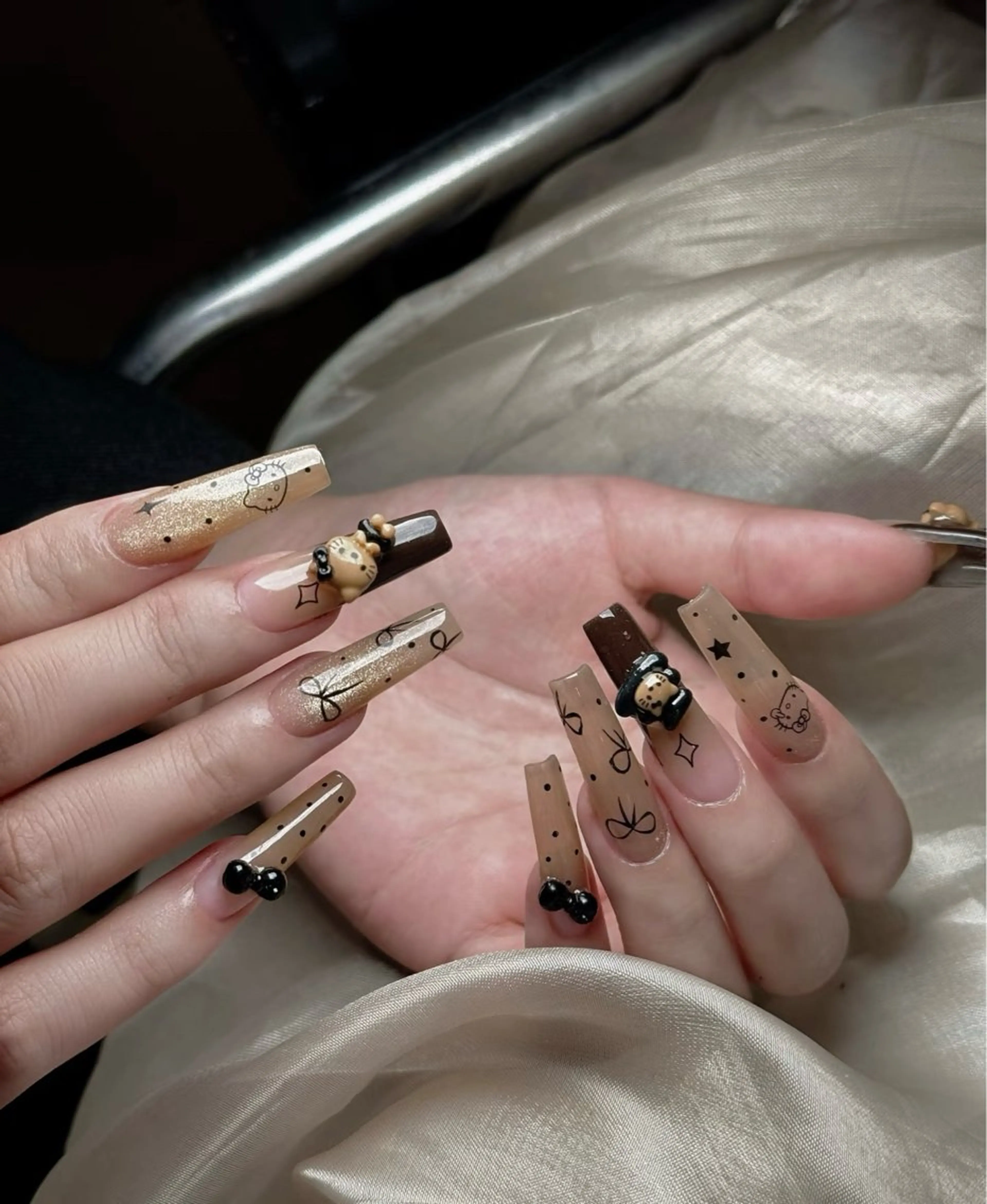 ネイル アートネイル フレンチネイル マグネットネイル ミラーネイル オフィスネイル ハンドネイル Blossom nail_研修のネイルデザイン