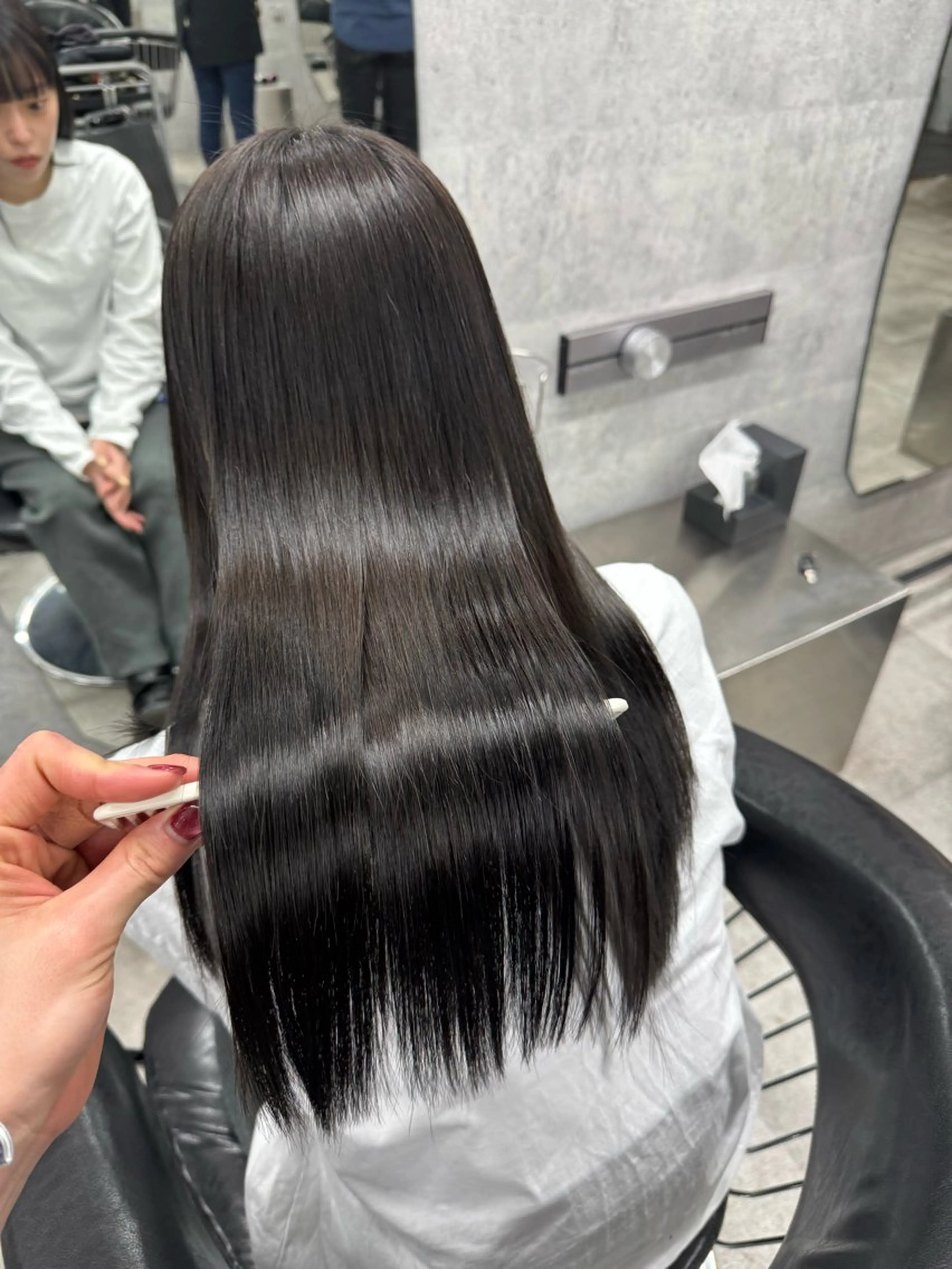 セミロング カラー カット ヘアカラー トリートメント You/透明感カラー レイヤーカット/ボブのヘアスタイル