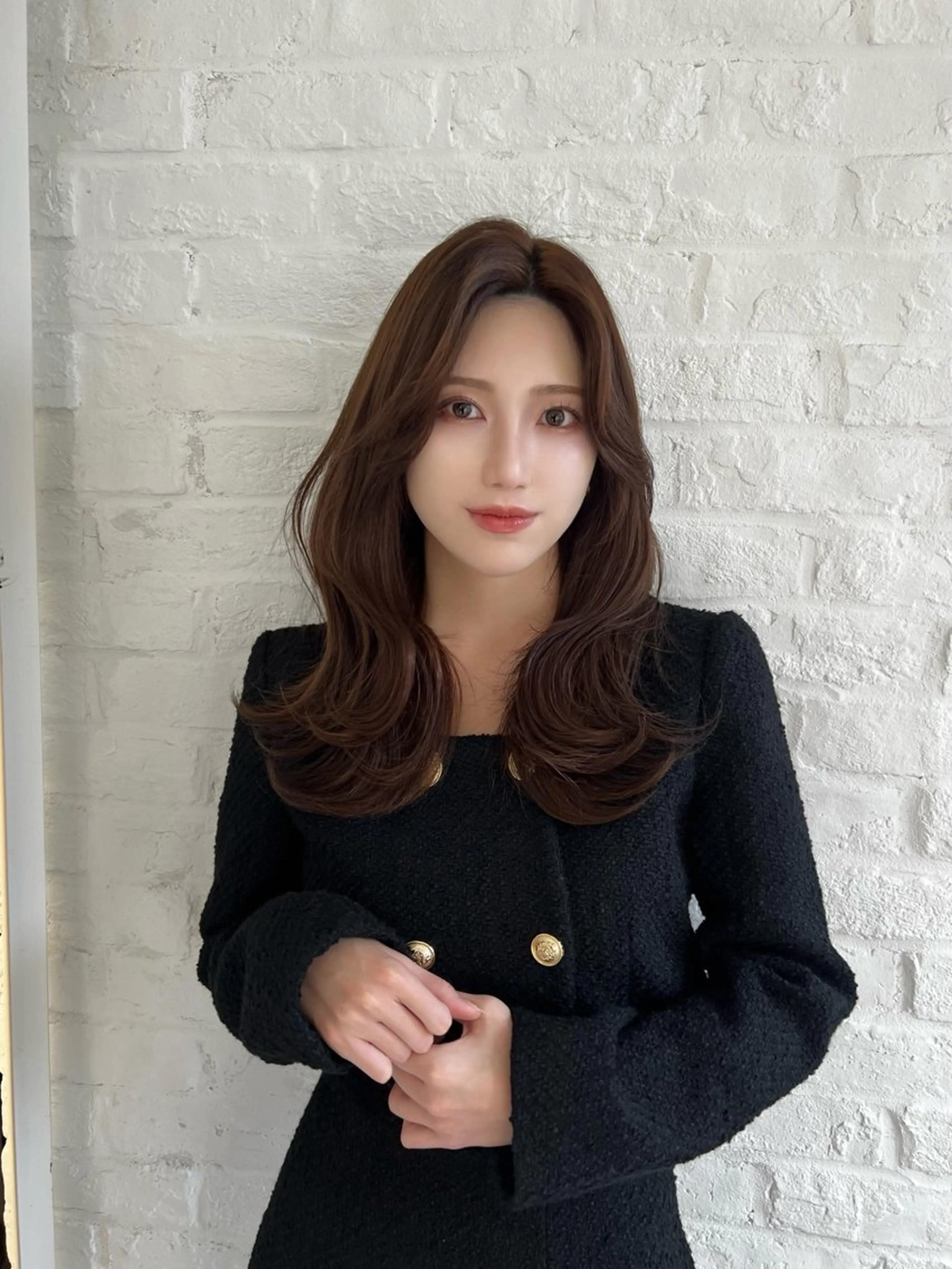 ミディアム 高島大登/顔周り /レイヤーカットのヘアスタイル