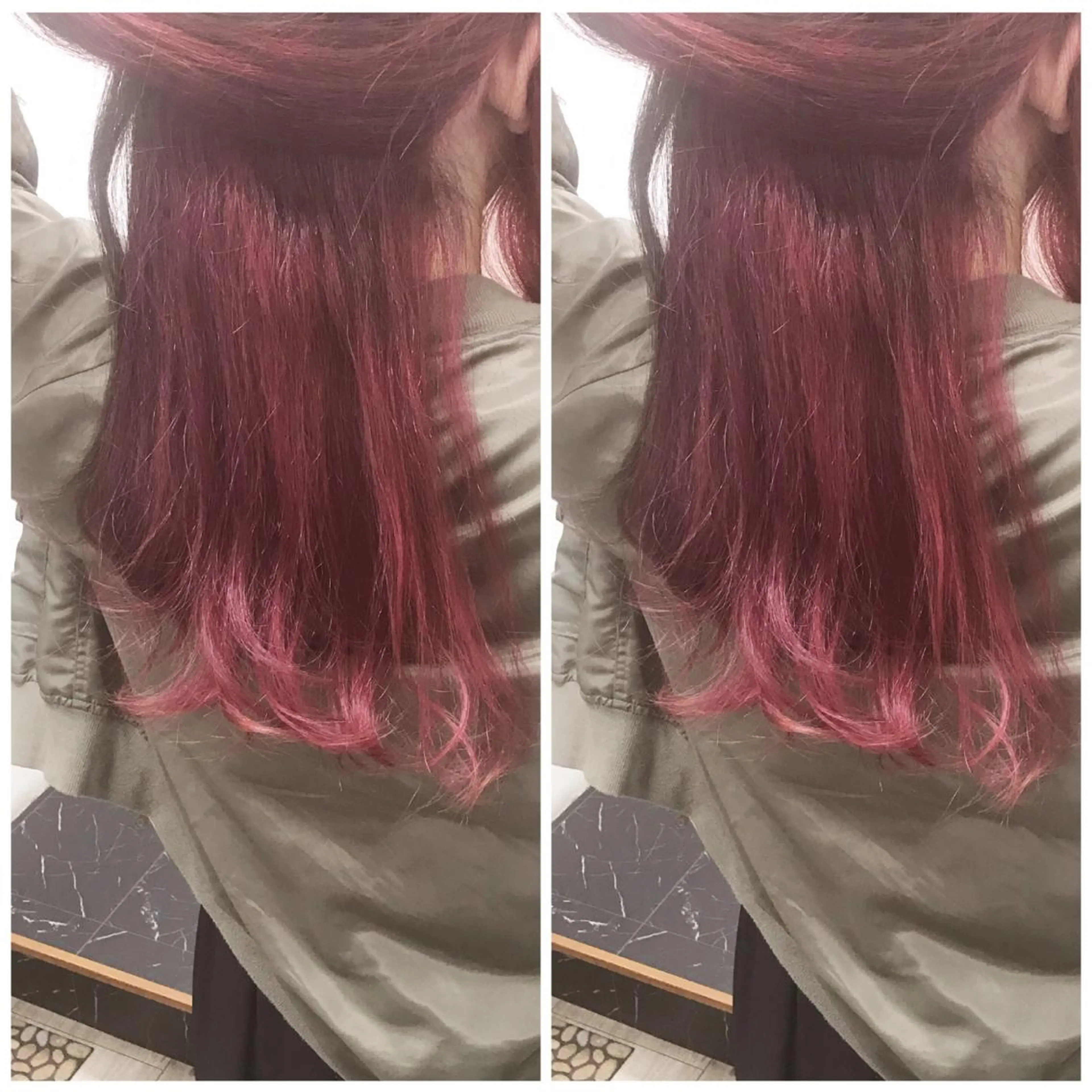 ロング カラー インナーカラー ヤナ マネージャーのヘアスタイル