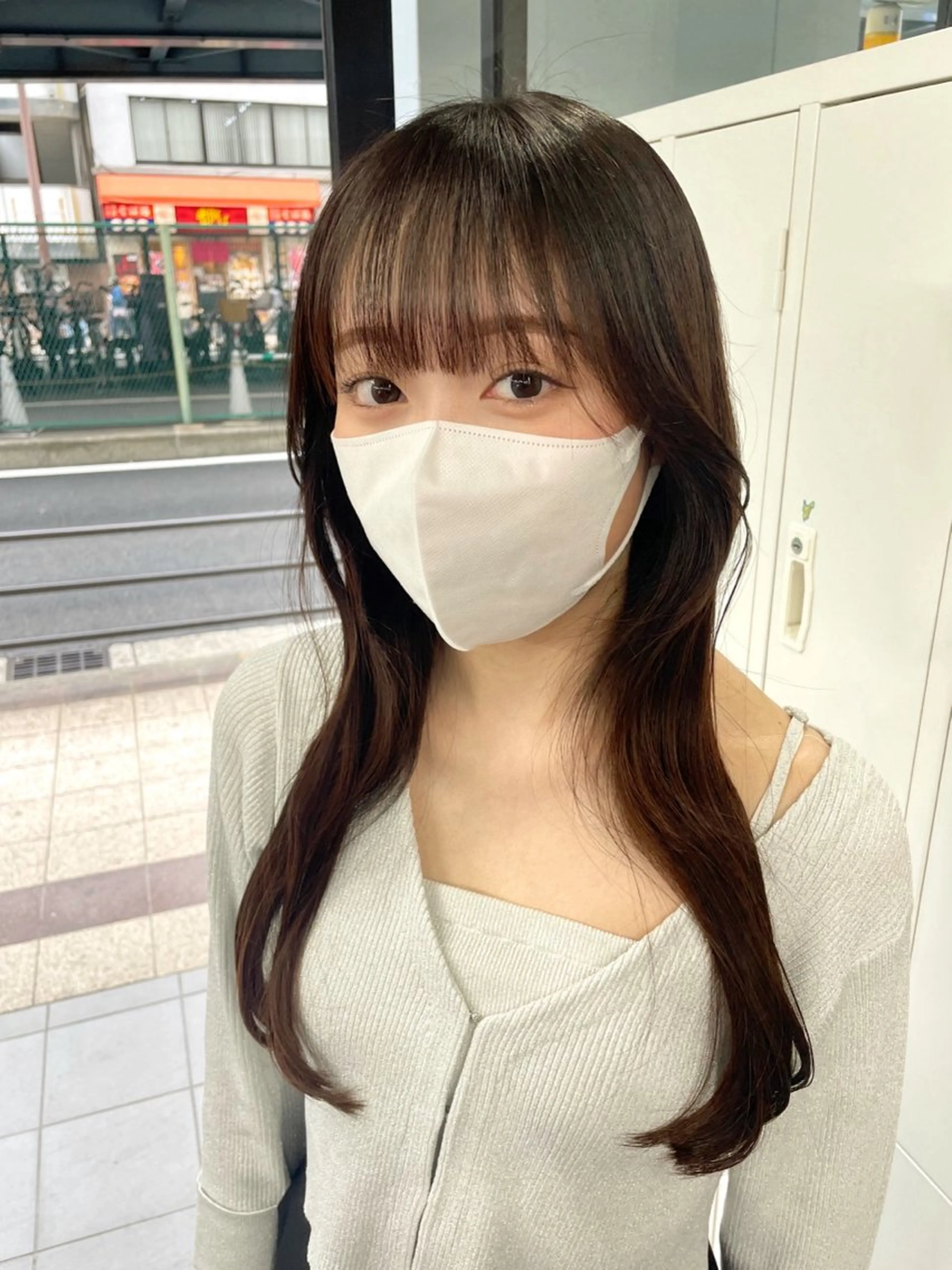 ロング カラー 韓国風ヘア ヘアカラー ili梅田店所属・🩵ハイトーン/ レイヤーYUZU🩵のヘアスタイル