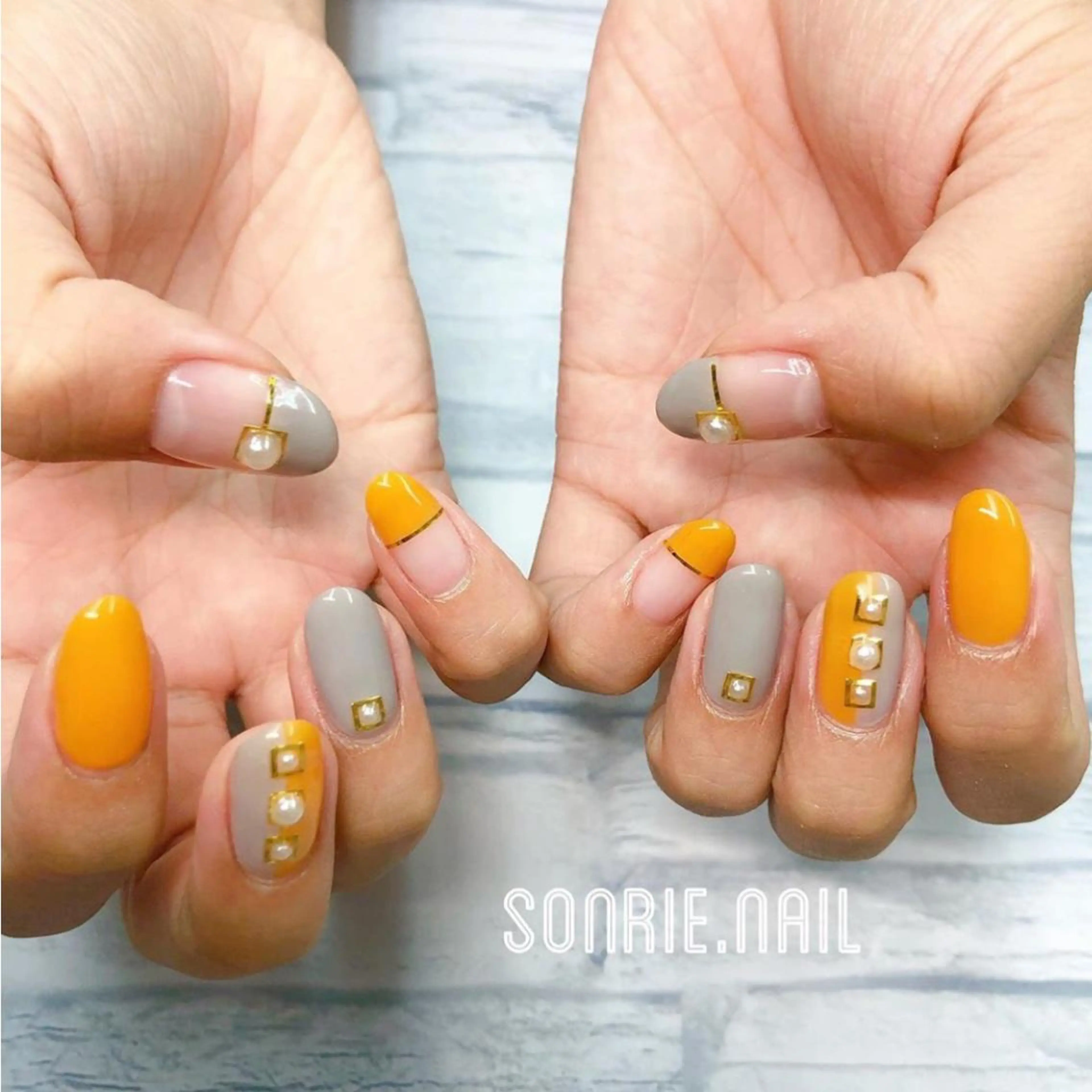 セミロング カラー パーマ ヘアアレンジ メンズ ネイル 豊橋美容院 ソンリエのヘアスタイル