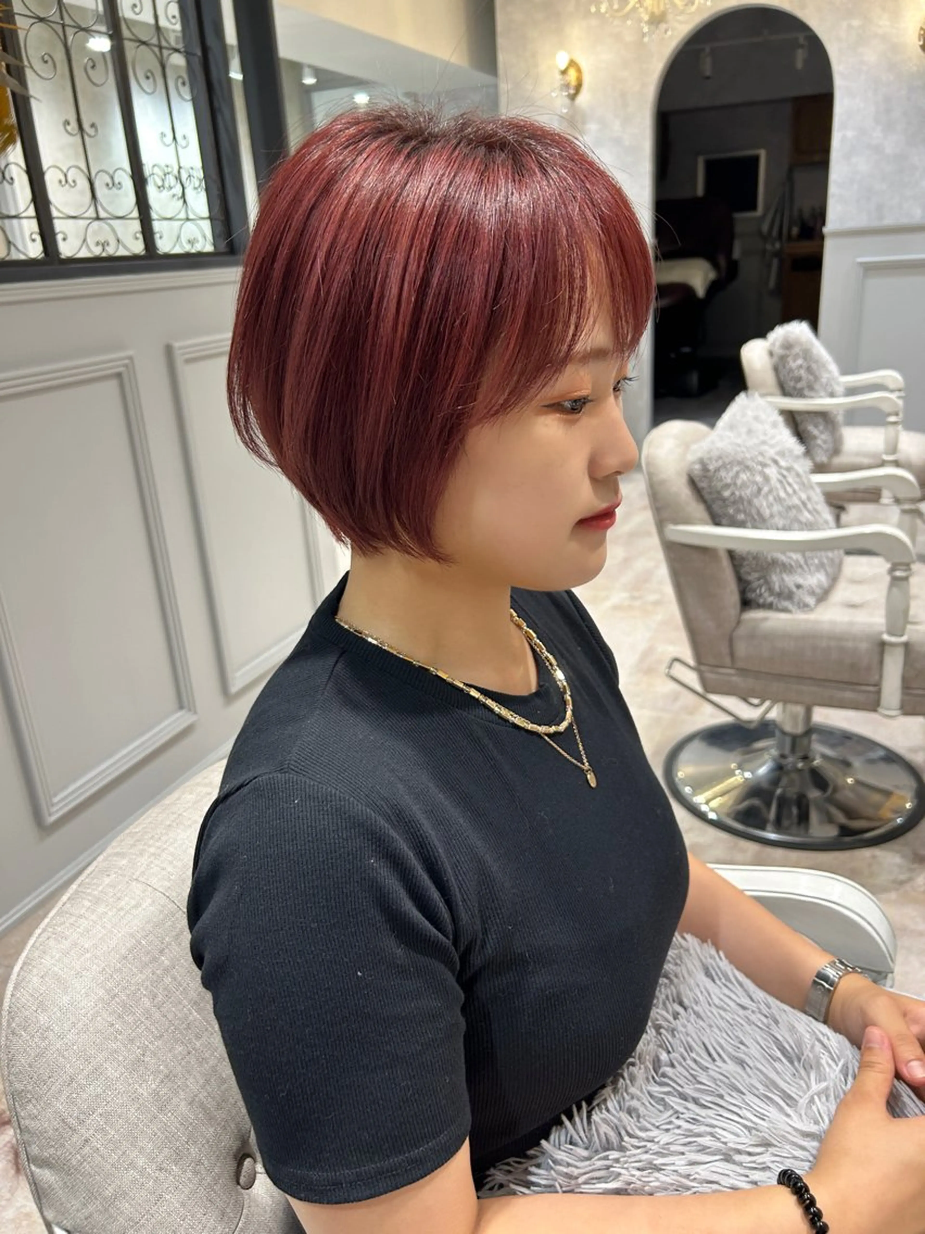 ショート 小野 明日香のヘアスタイル