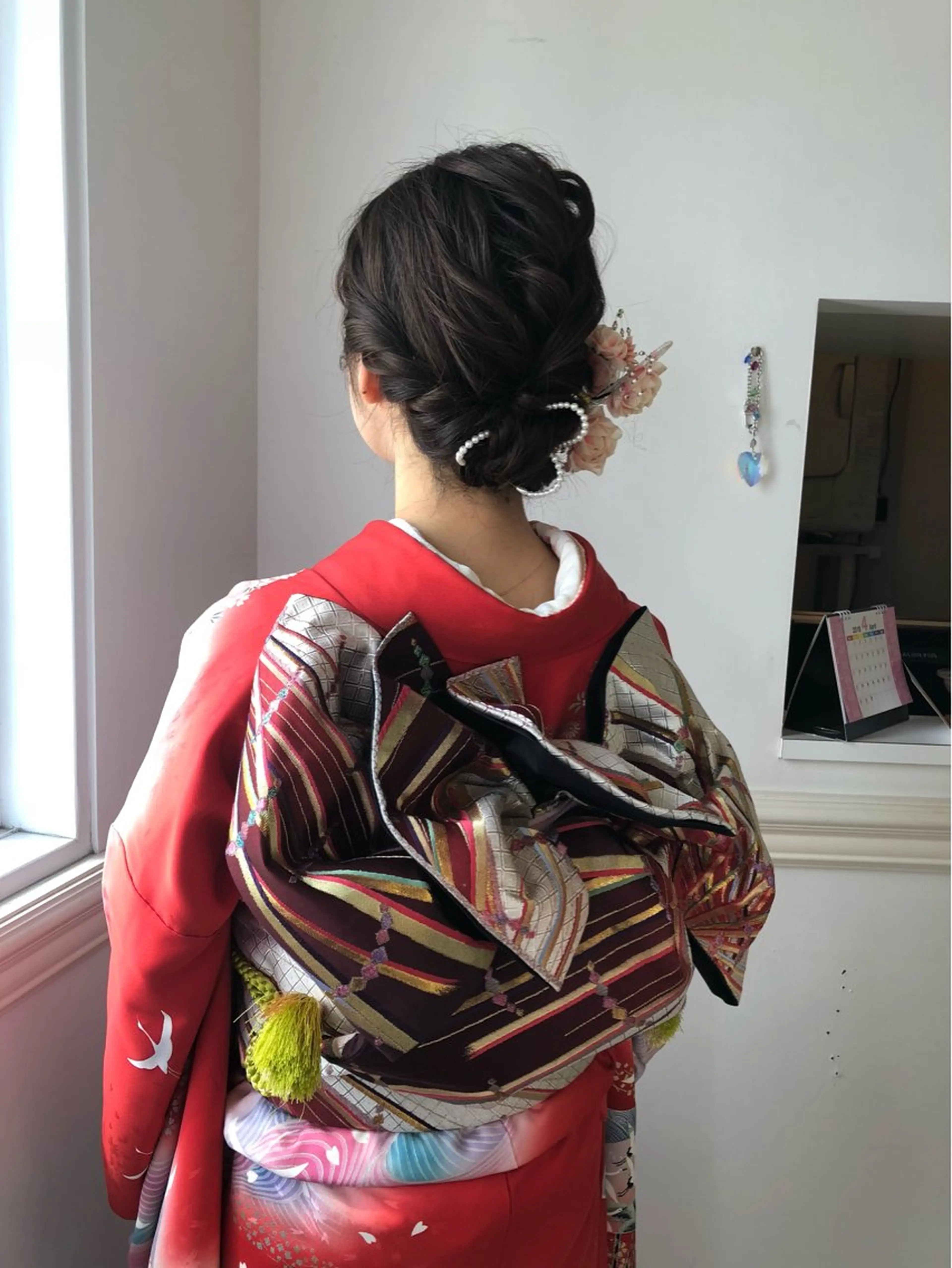 ヘアアレンジ 着付け ビーアトリエ目黒所属・ヘアセット着付け目黒 駅すぐ　松永香代子のヘアスタイル