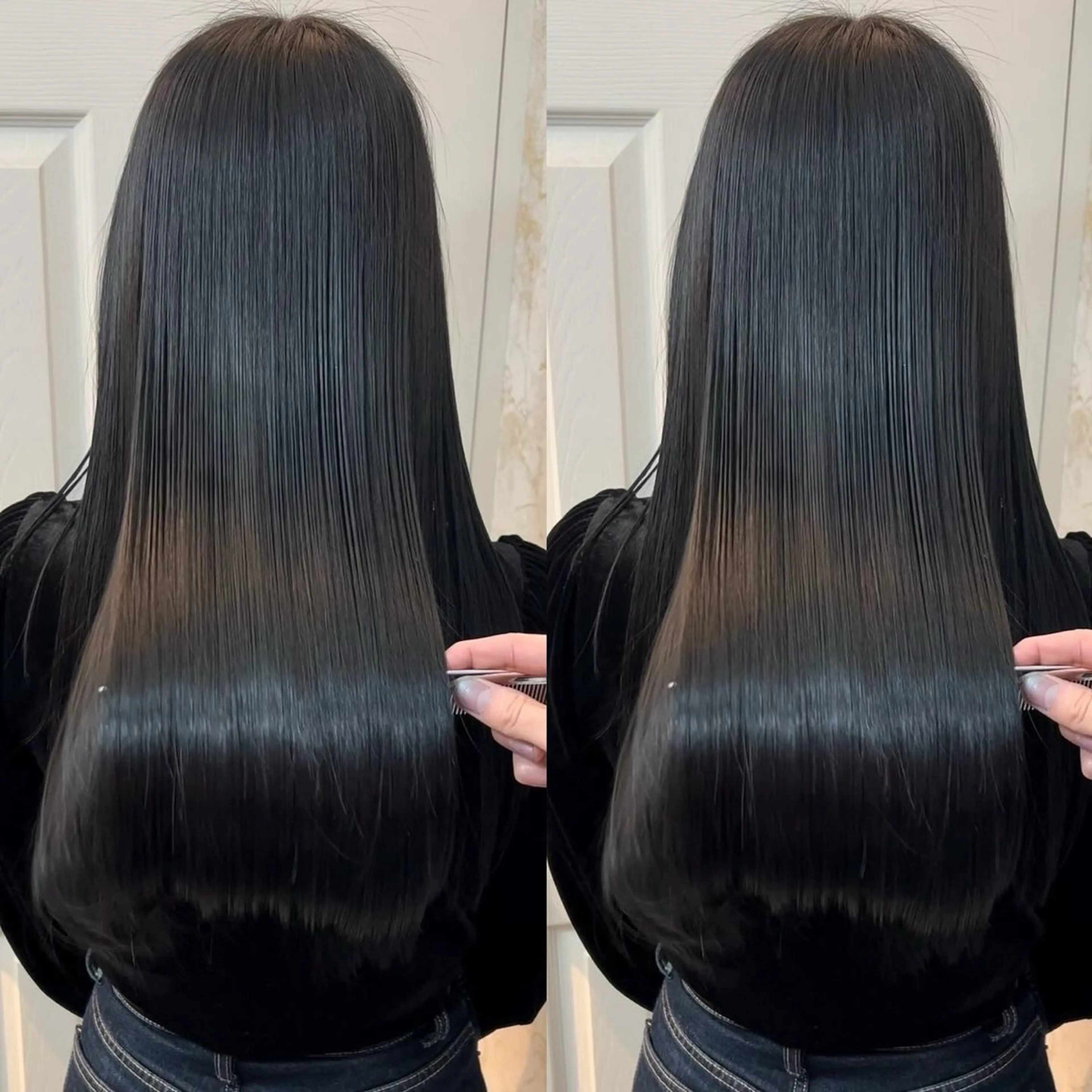 【ミニモ学割】髪質改善縮毛矯正➕メンテナンスカット✂︎＋トリートメント🫧の写真