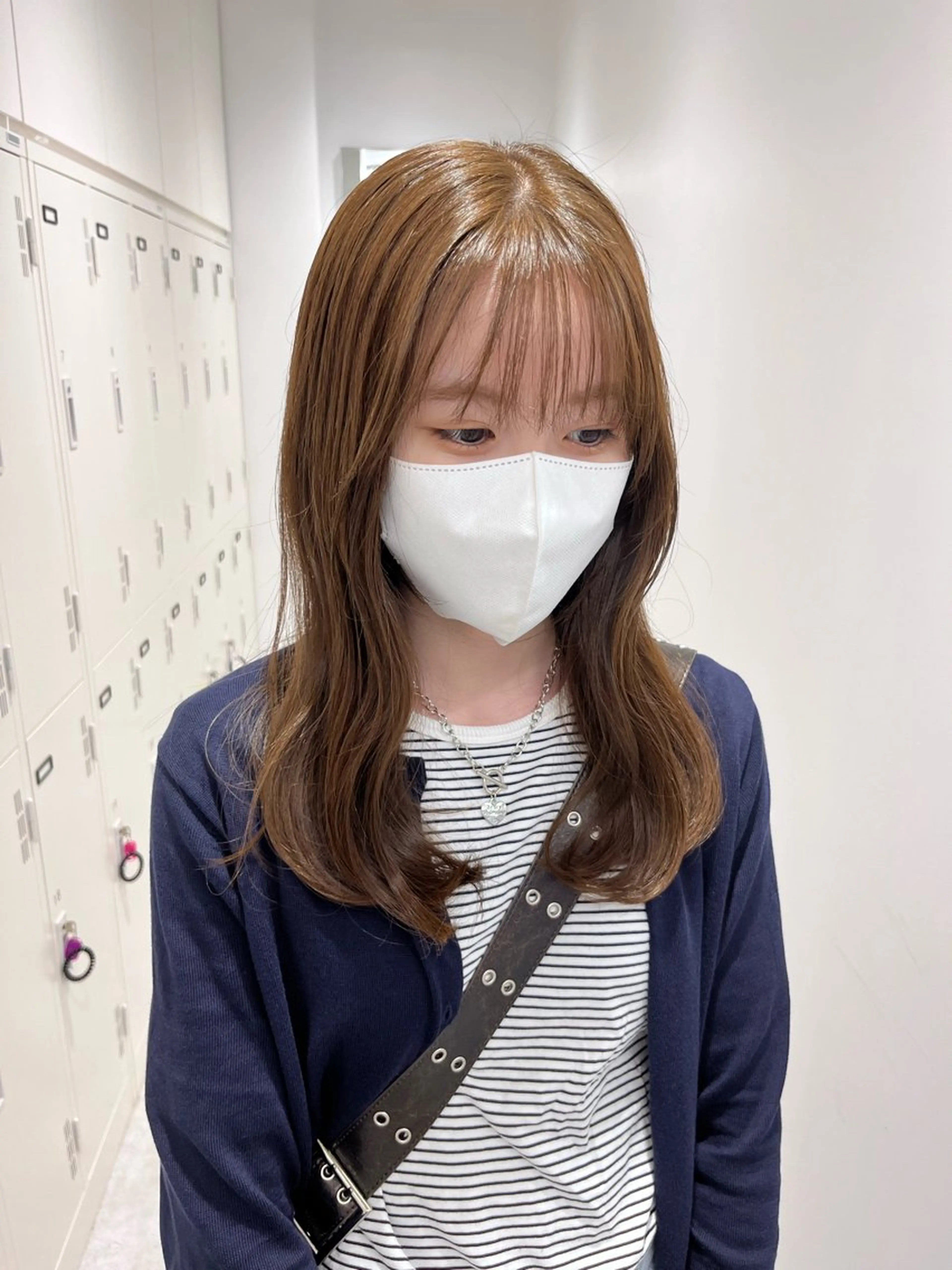 セミロング カラー ヘアカラー レイヤーカット×艶髪 /Ayanaのヘアスタイル