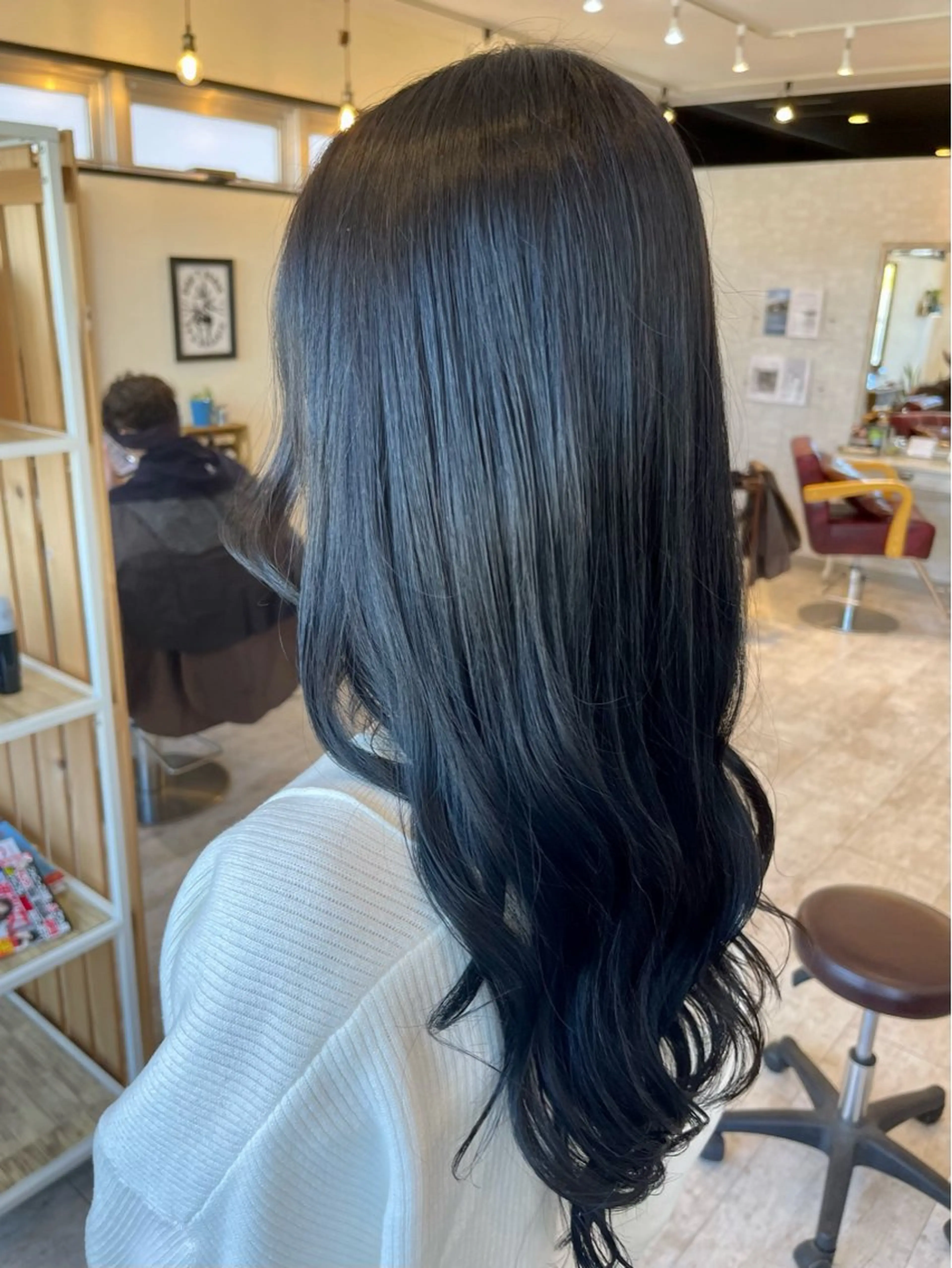 ロング カラー カット ヘアカラー トリートメント 🍭透明感カラー 志賀拓海🍬🌈のヘアスタイル