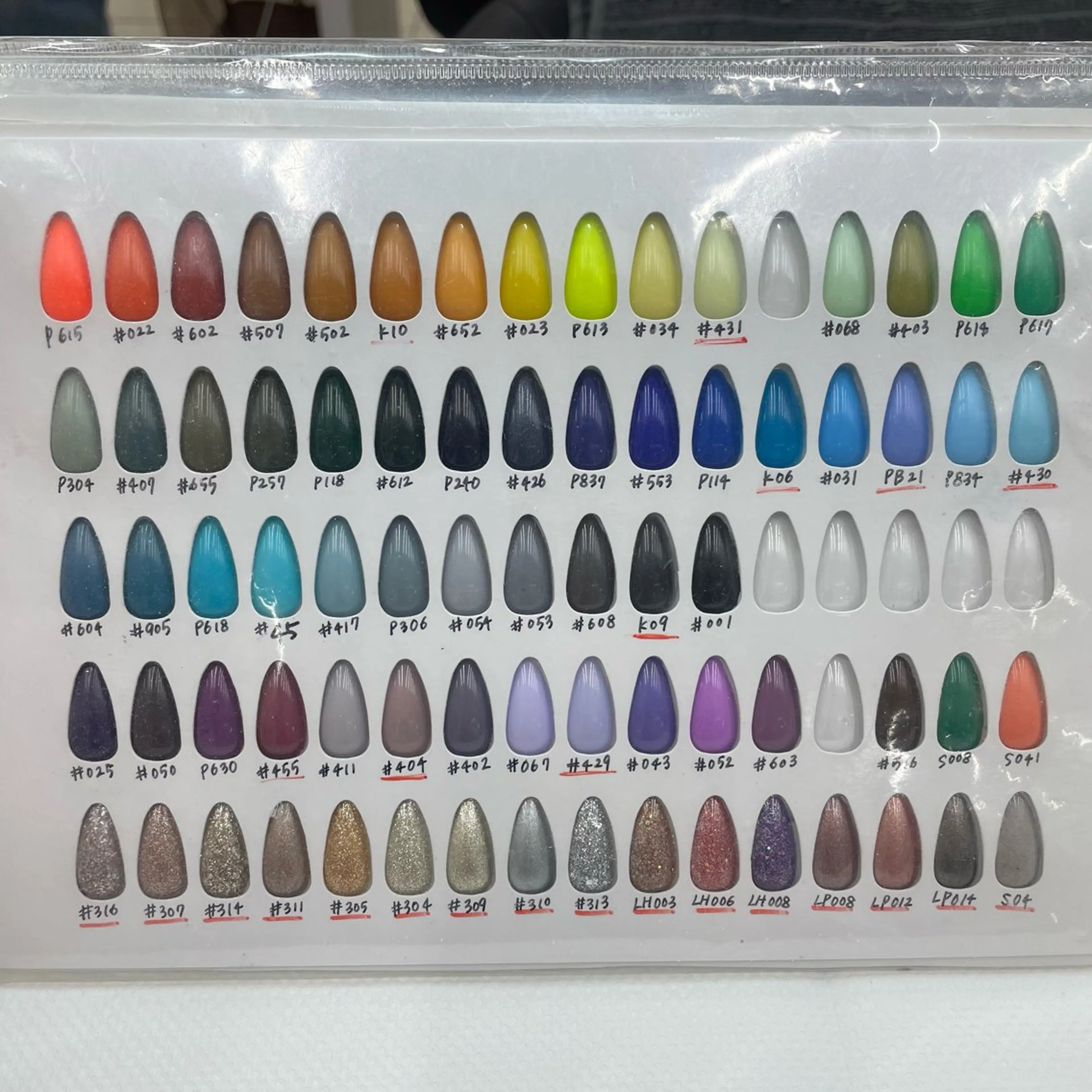 ネイル グラデーション 赤色 MAXKELLY Meiのネイルデザイン