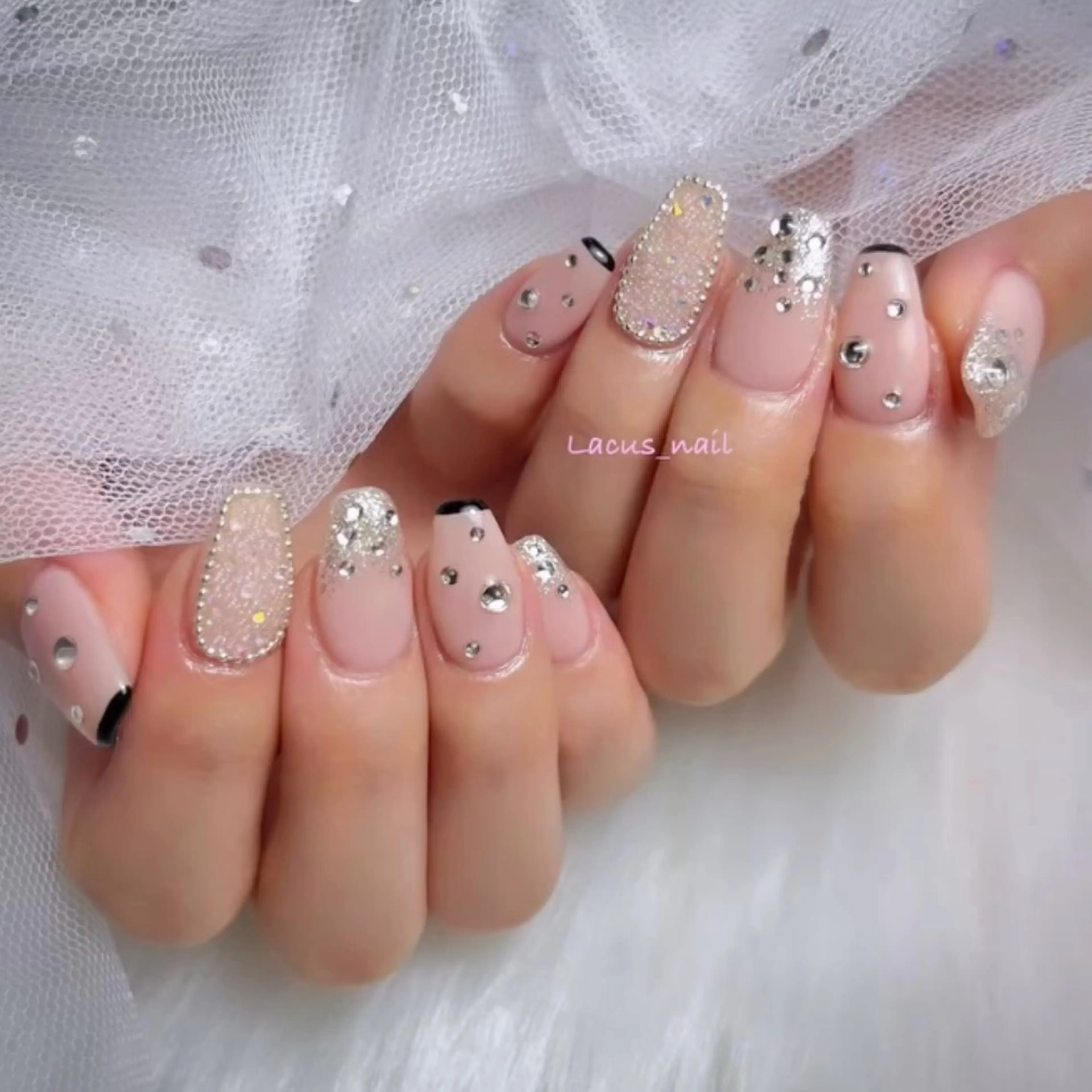 ネイル アートネイル スカルプネイル Nail Salon Lacusのネイルデザイン