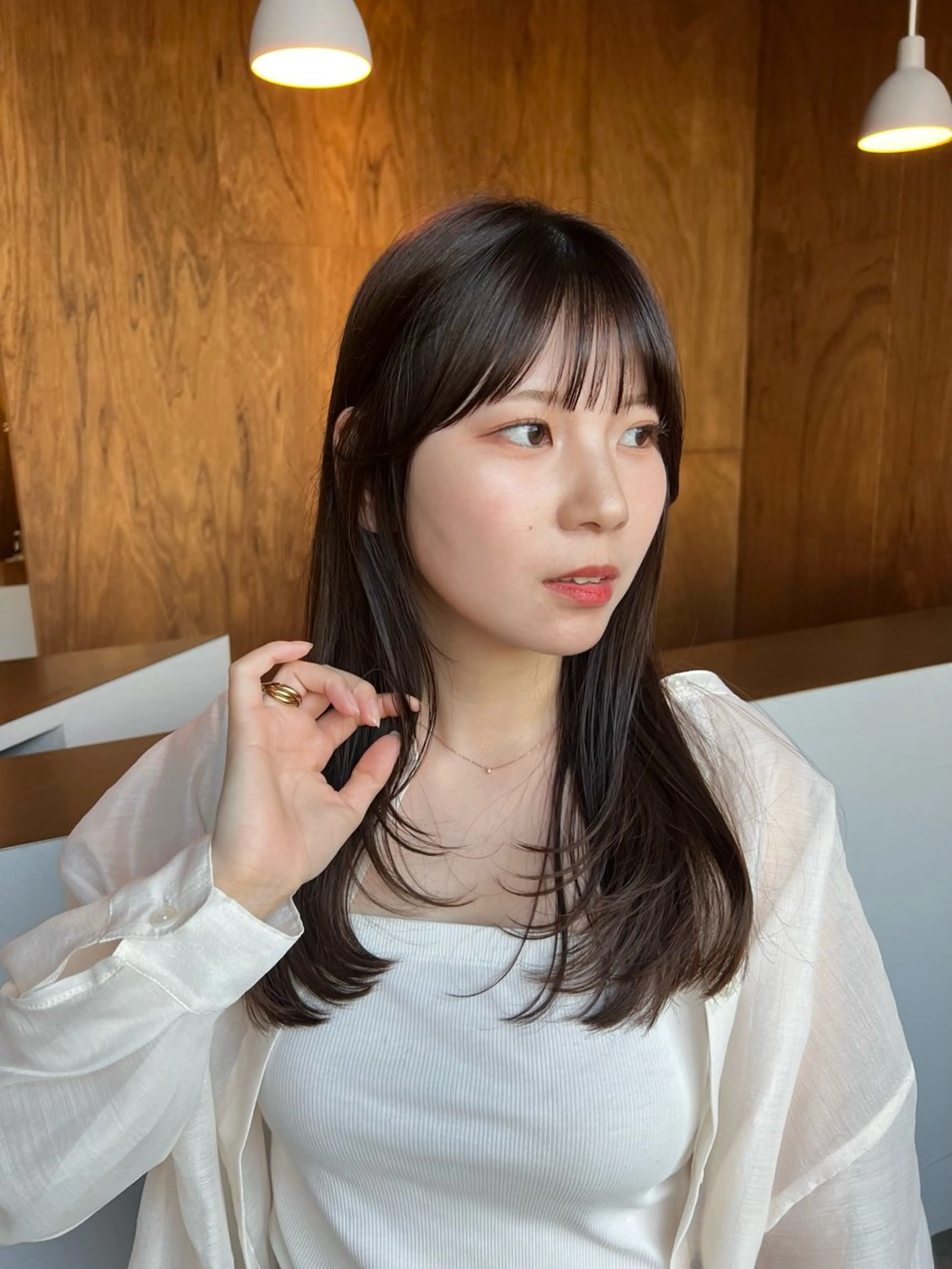 セミロング レイヤーカット cocoro /レイヤーカットのヘアスタイル