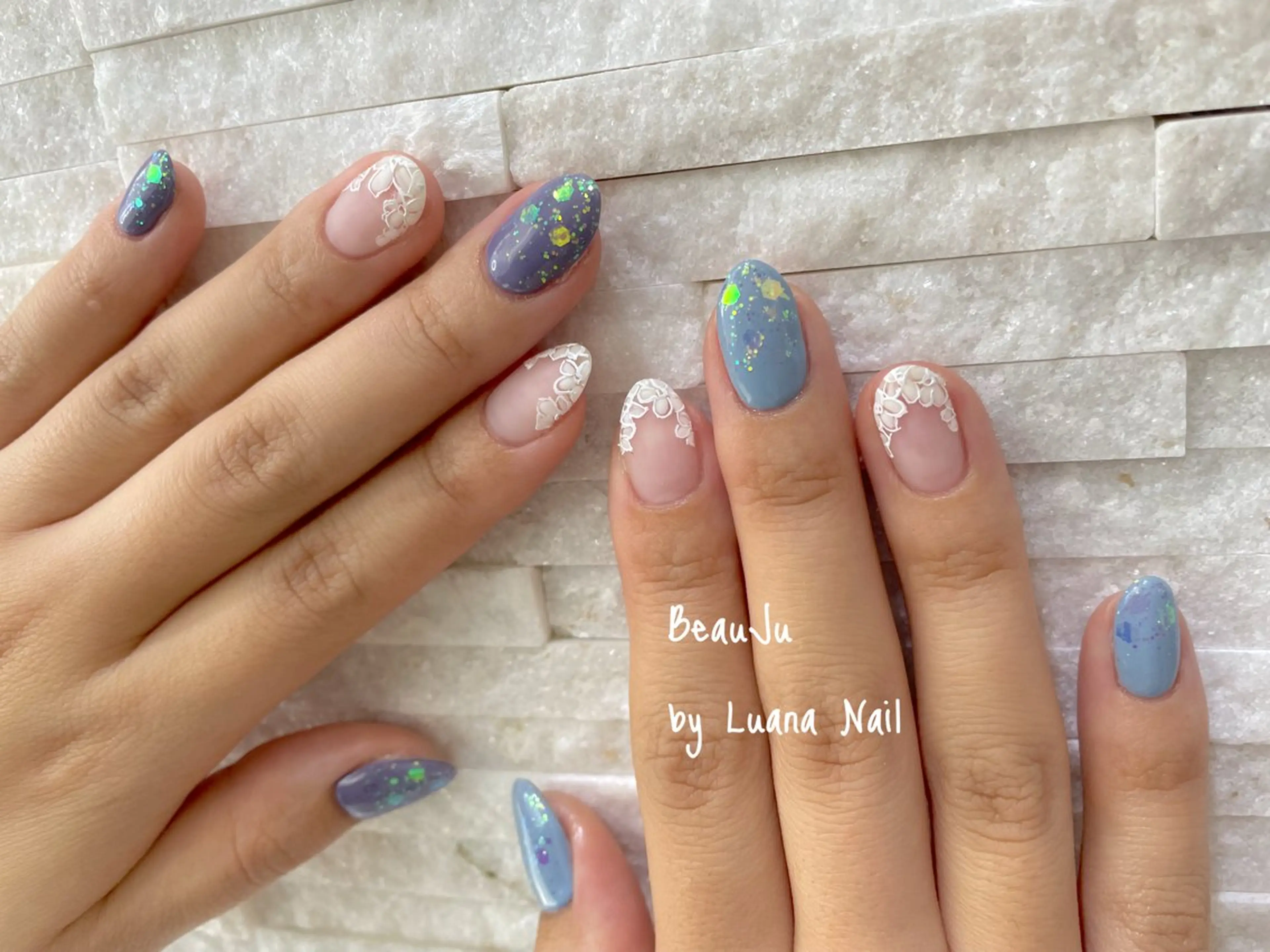 ネイル マットネイル ハンドネイル BeauJu by Luana Nailのネイルデザイン