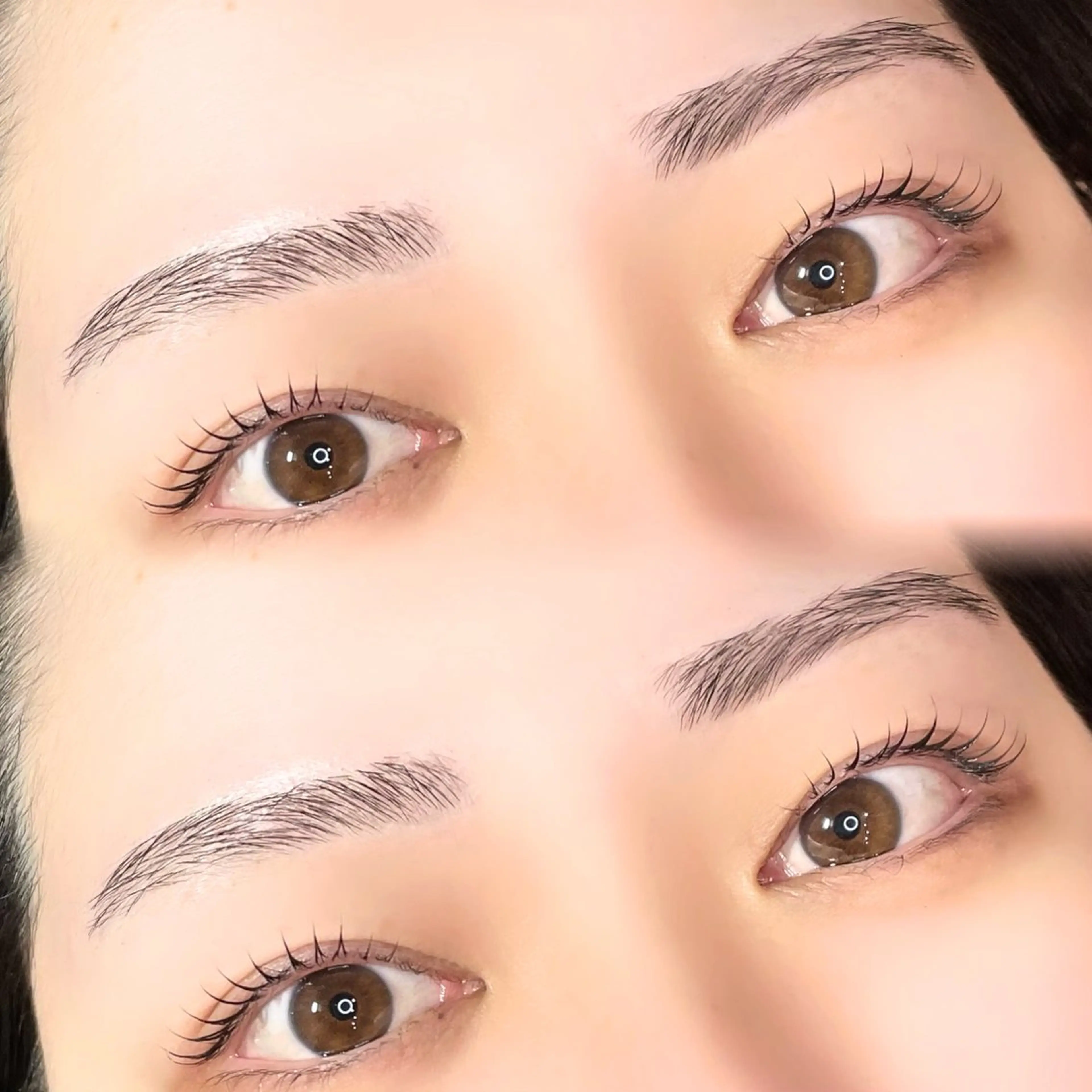 🩶まつげパーマ×アイブロウワックス脱毛🩶目元はこのセットが人気❕の写真