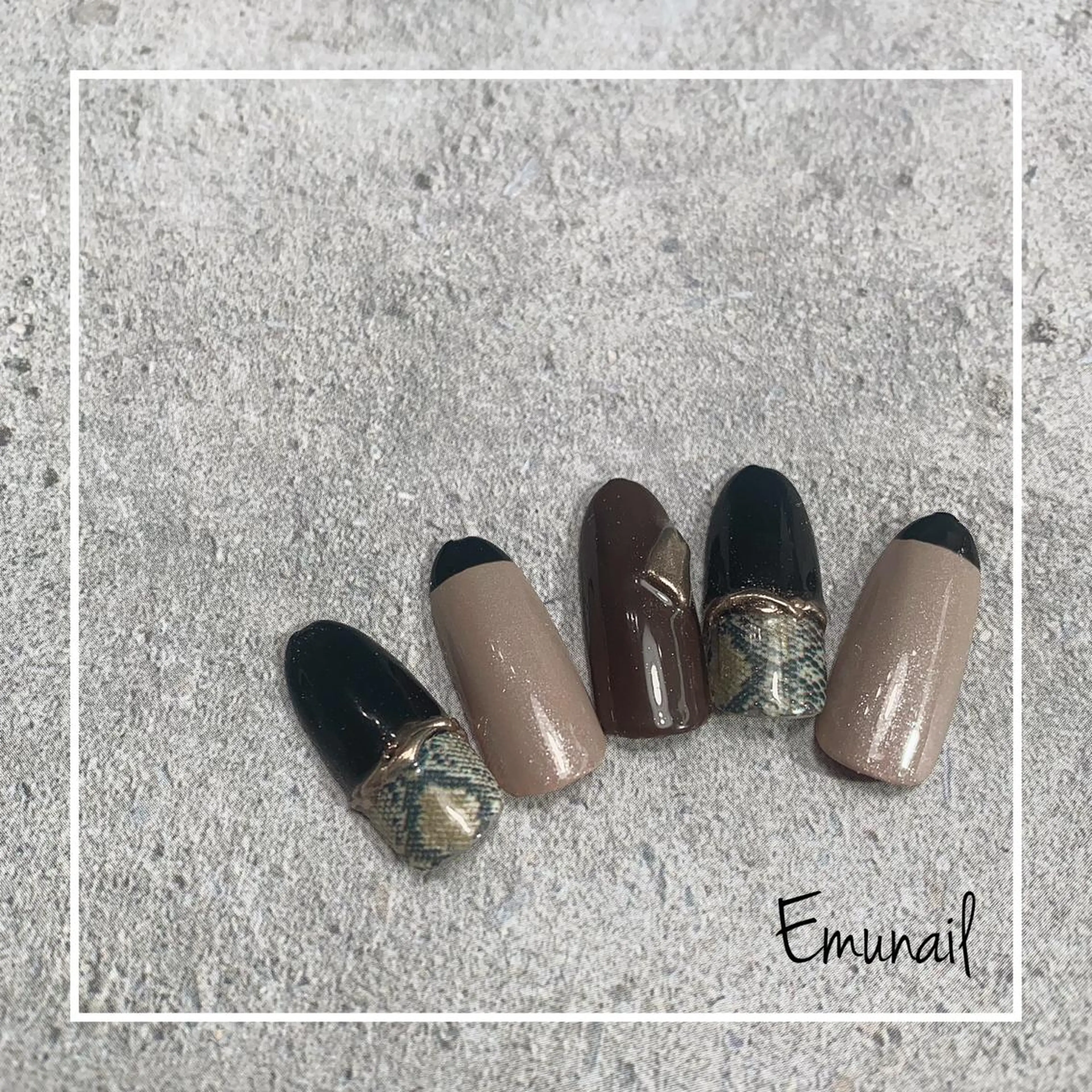 ネイル ハンドネイル Emu Nailのネイルデザイン