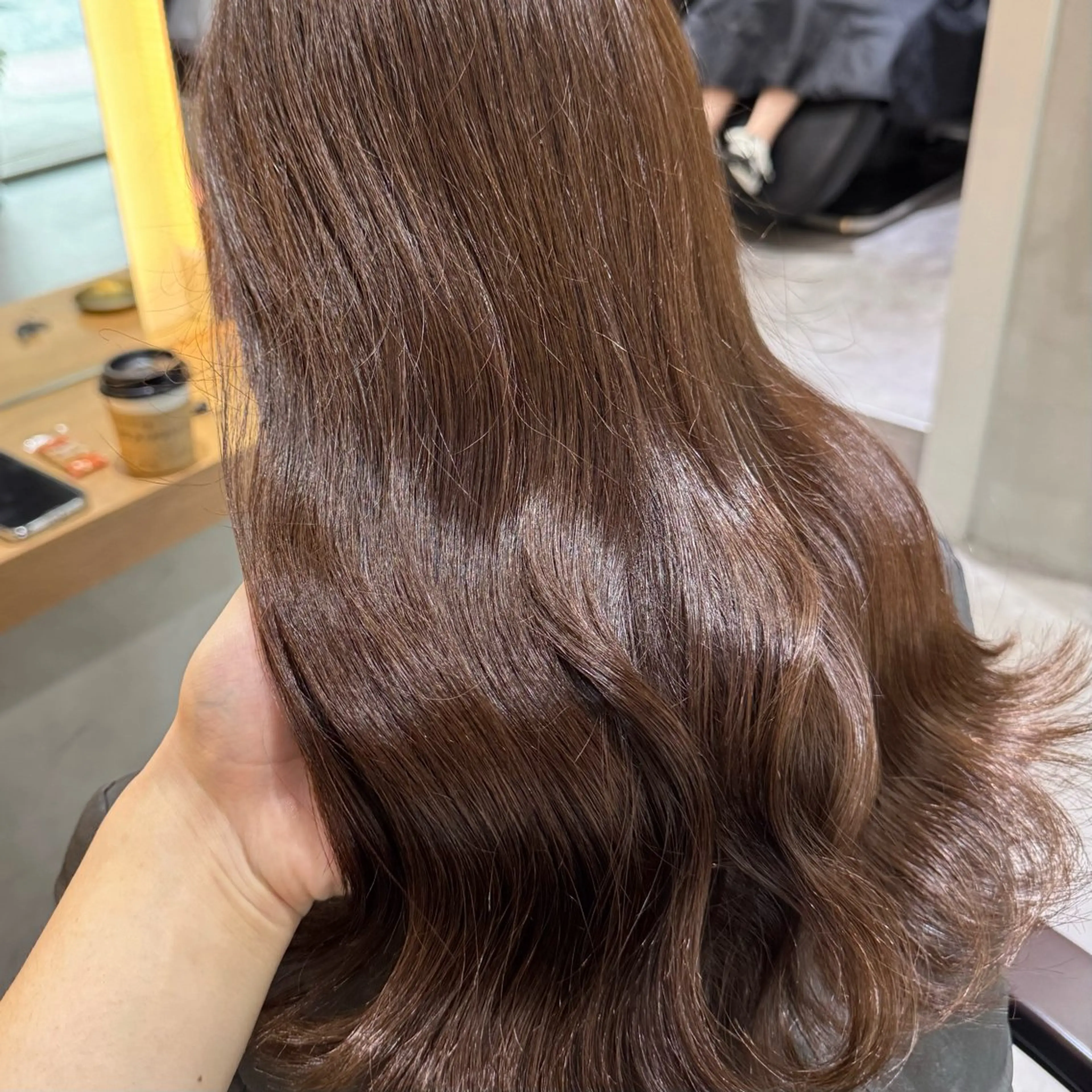 ロング カラー ヘアアレンジ ヘアカラー ブリーチなしカラー /新百合ヶ丘/安形翔のヘアスタイル