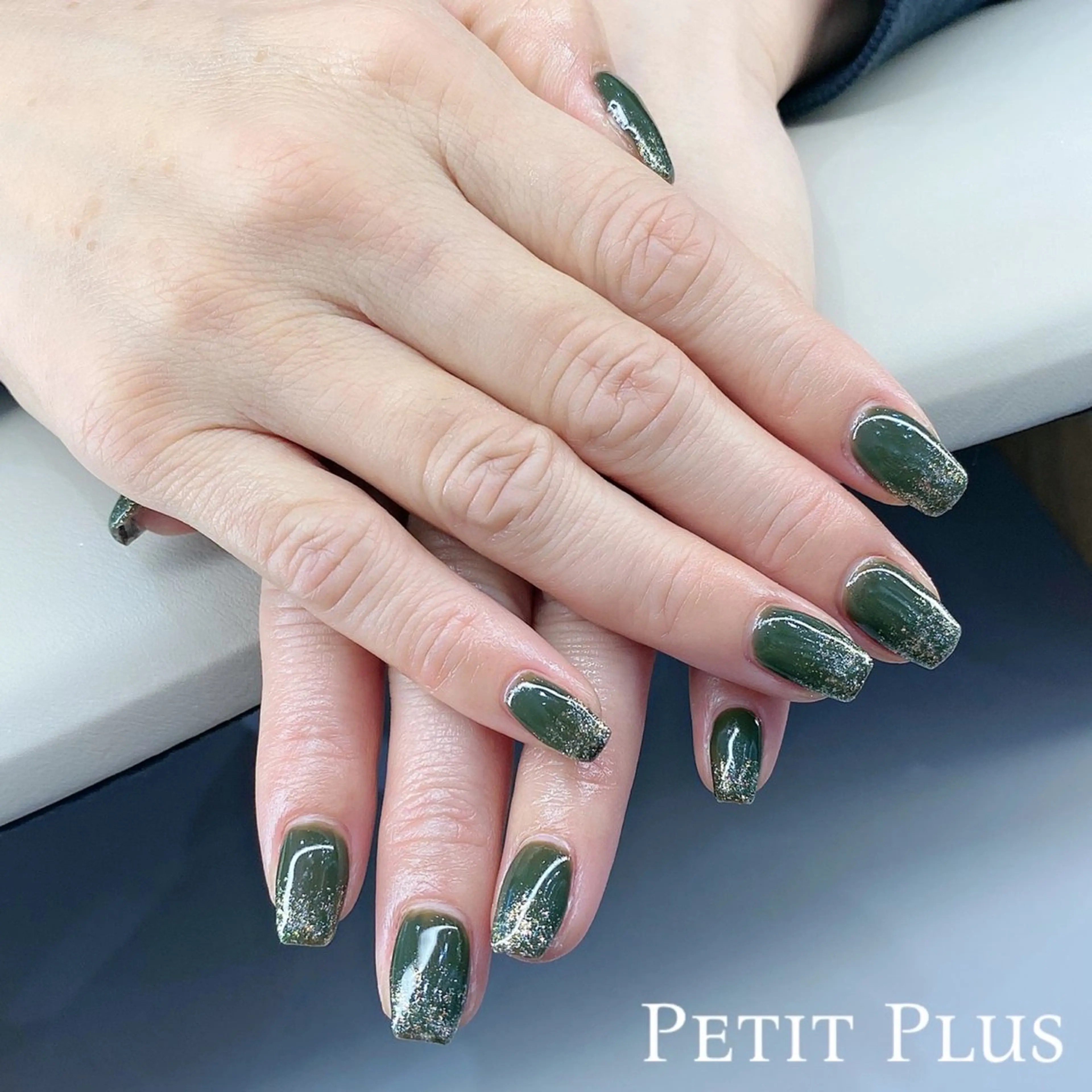 ネイル ラメ(グリッター) ワンカラーネイル ハンドネイル Petit Plus YUUKAのネイルデザイン