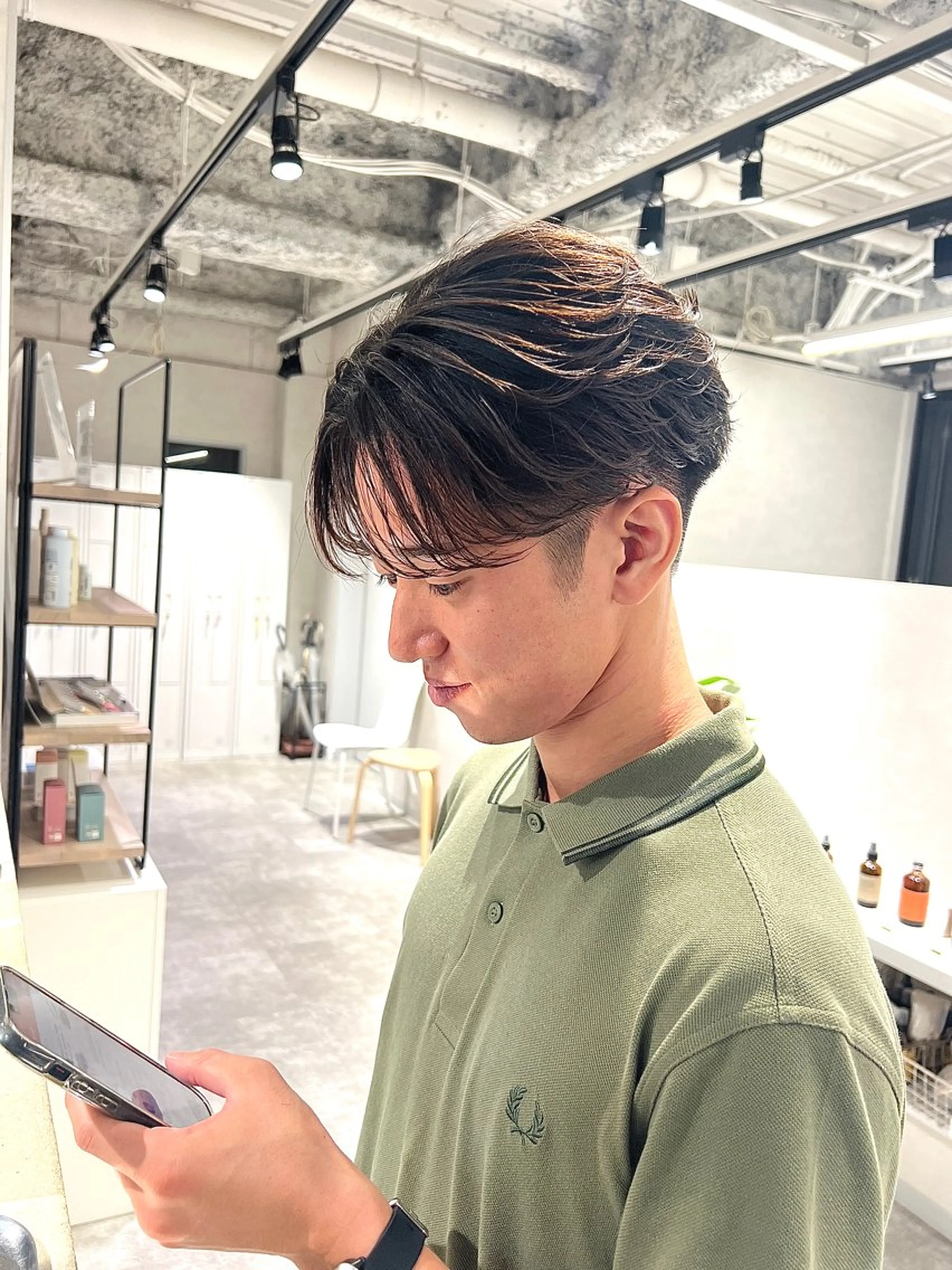 ショート 関西センターパート メンズモデル募集のヘアスタイル
