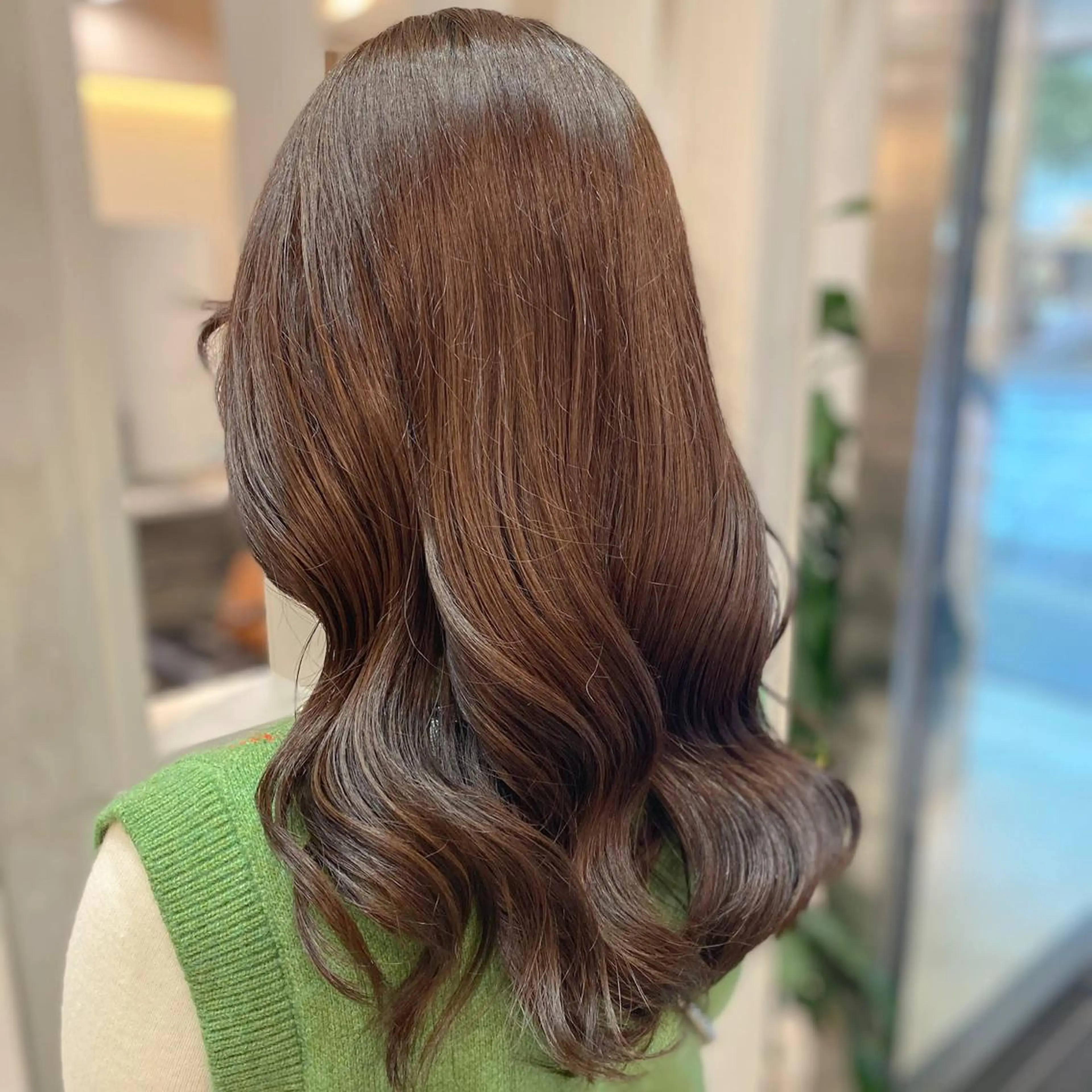 ロング カラー グレージュ イルミナカラー ラベンダーカラー ラベンダーグレージュ ラベンダーグレー カット ヘアカラー トリートメント ヘッドスパ 木原良 (キハラ リョウ)のヘアスタイル