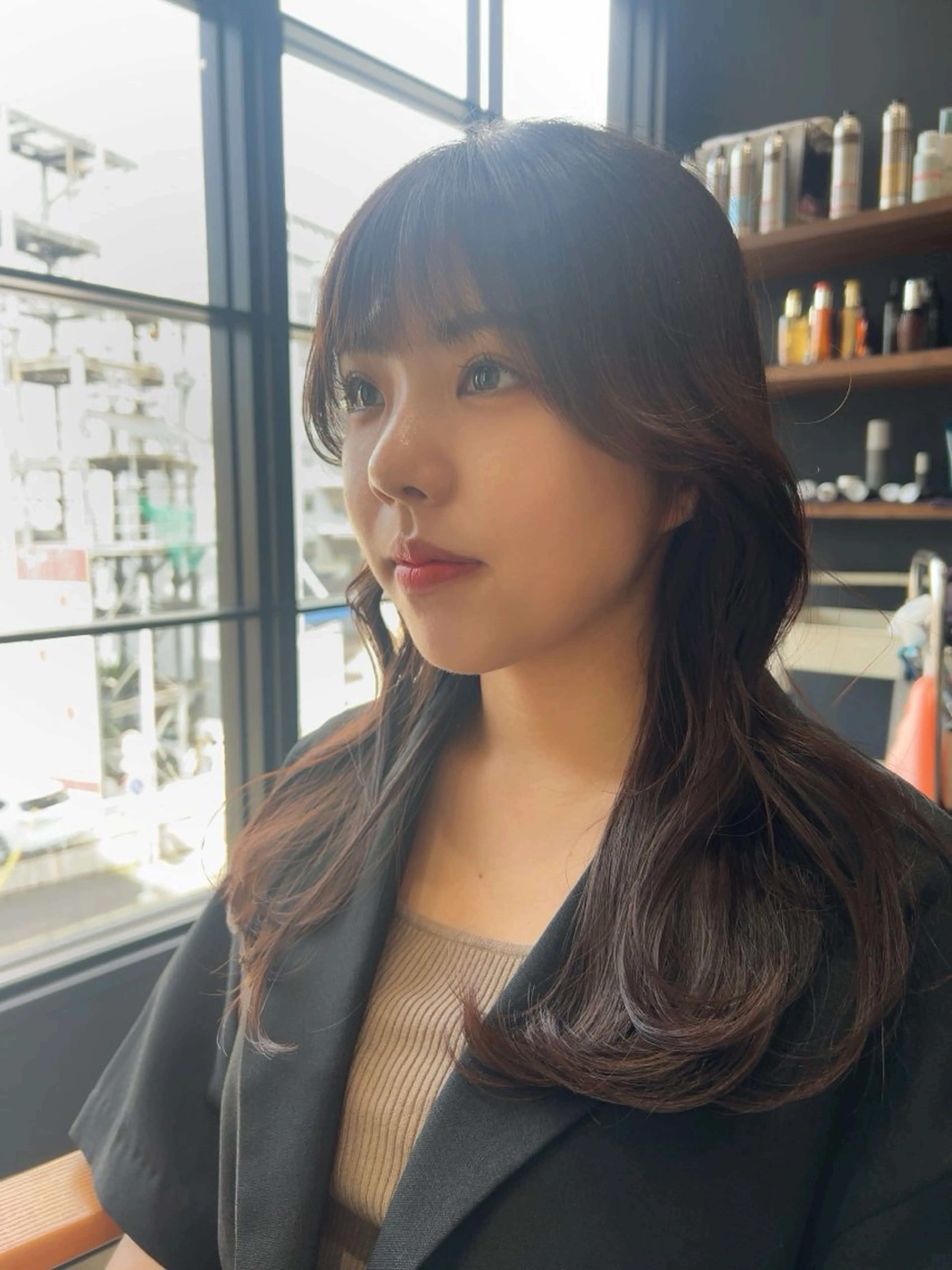 ロング レイヤー/韓国/ ハッシュ/高田翼のヘアスタイル