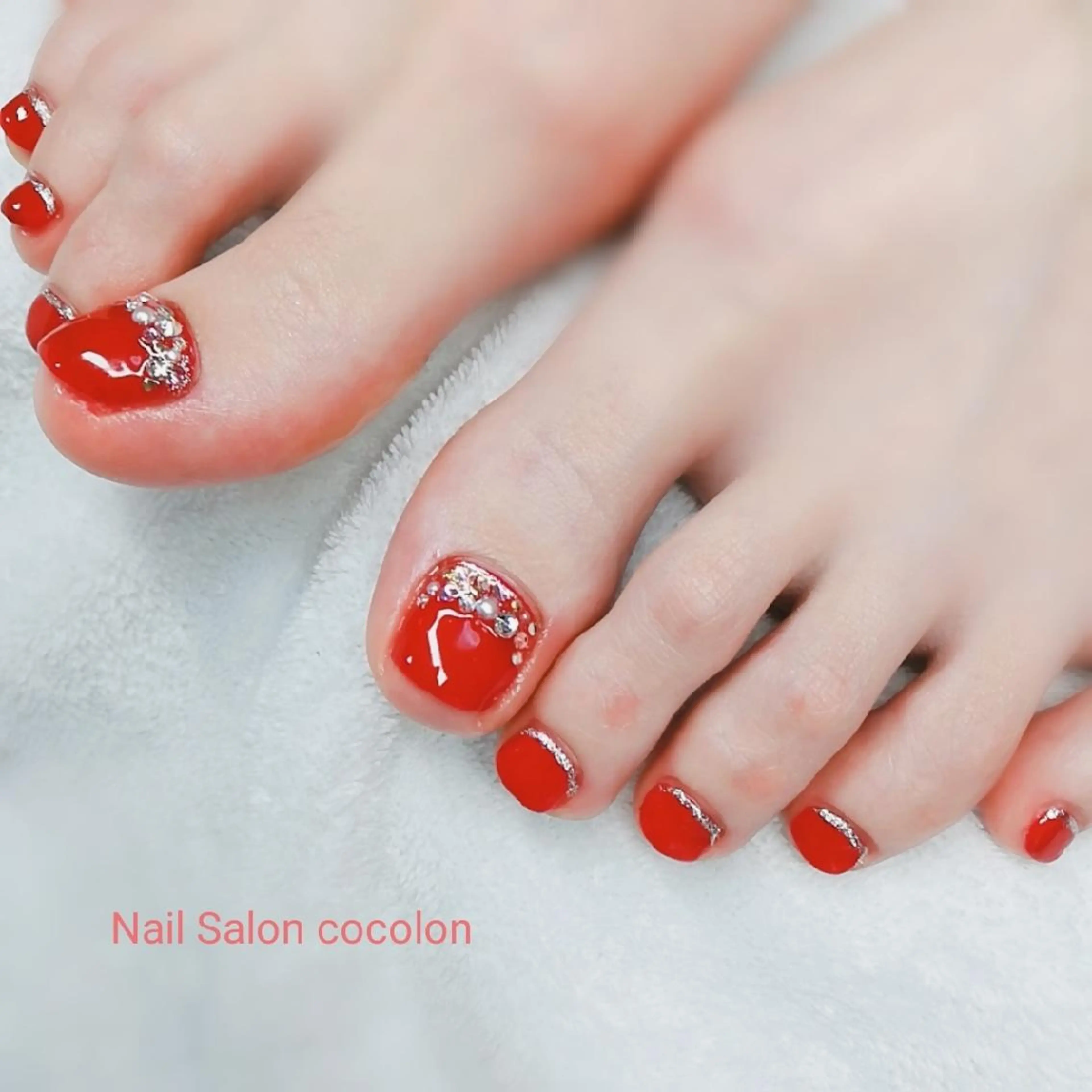 ネイル アートネイル フットネイル 柴崎 美幸のネイルデザイン