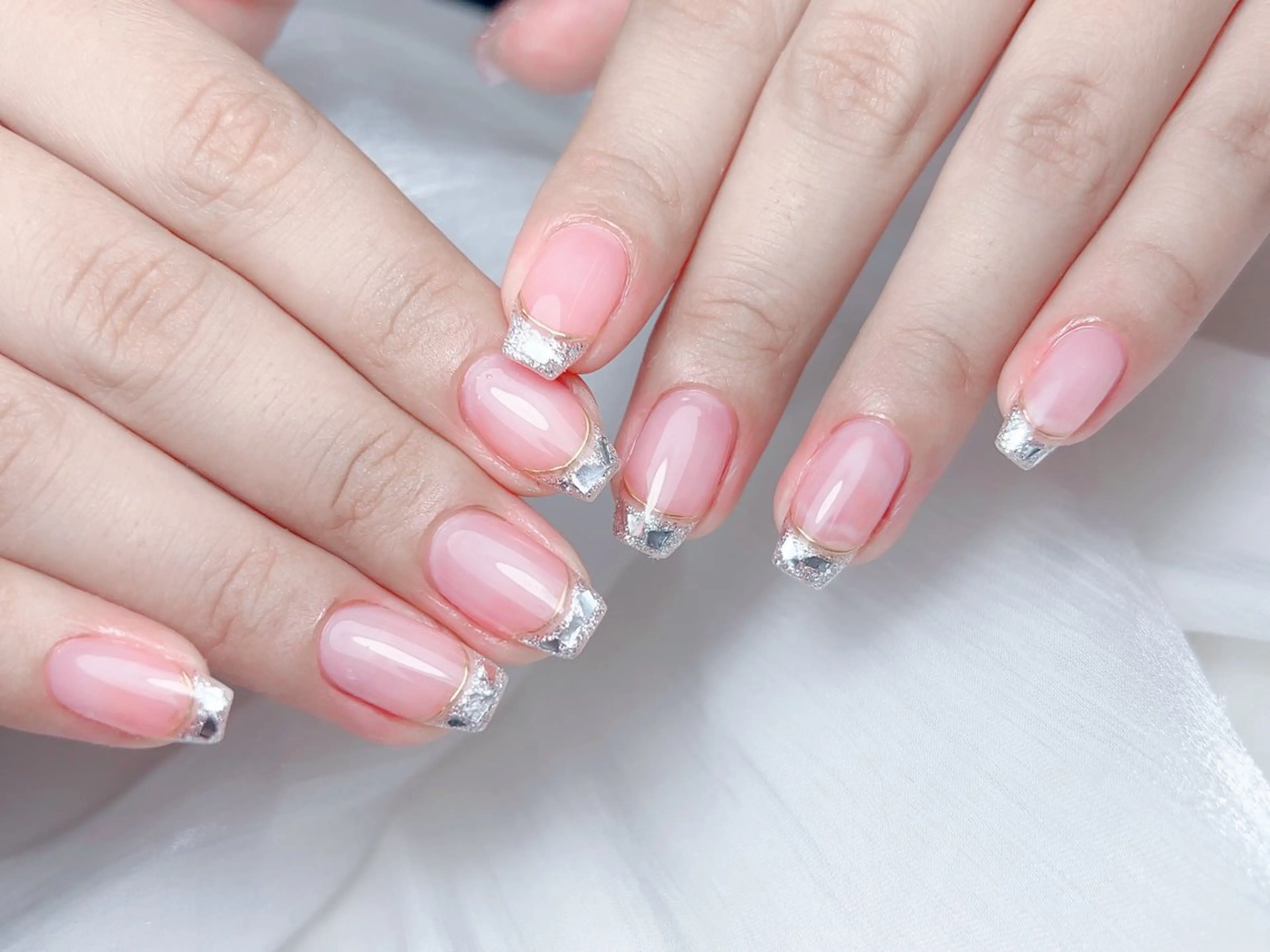ネイル ハンドネイル M🌷nail 長さだし専門店のネイルデザイン
