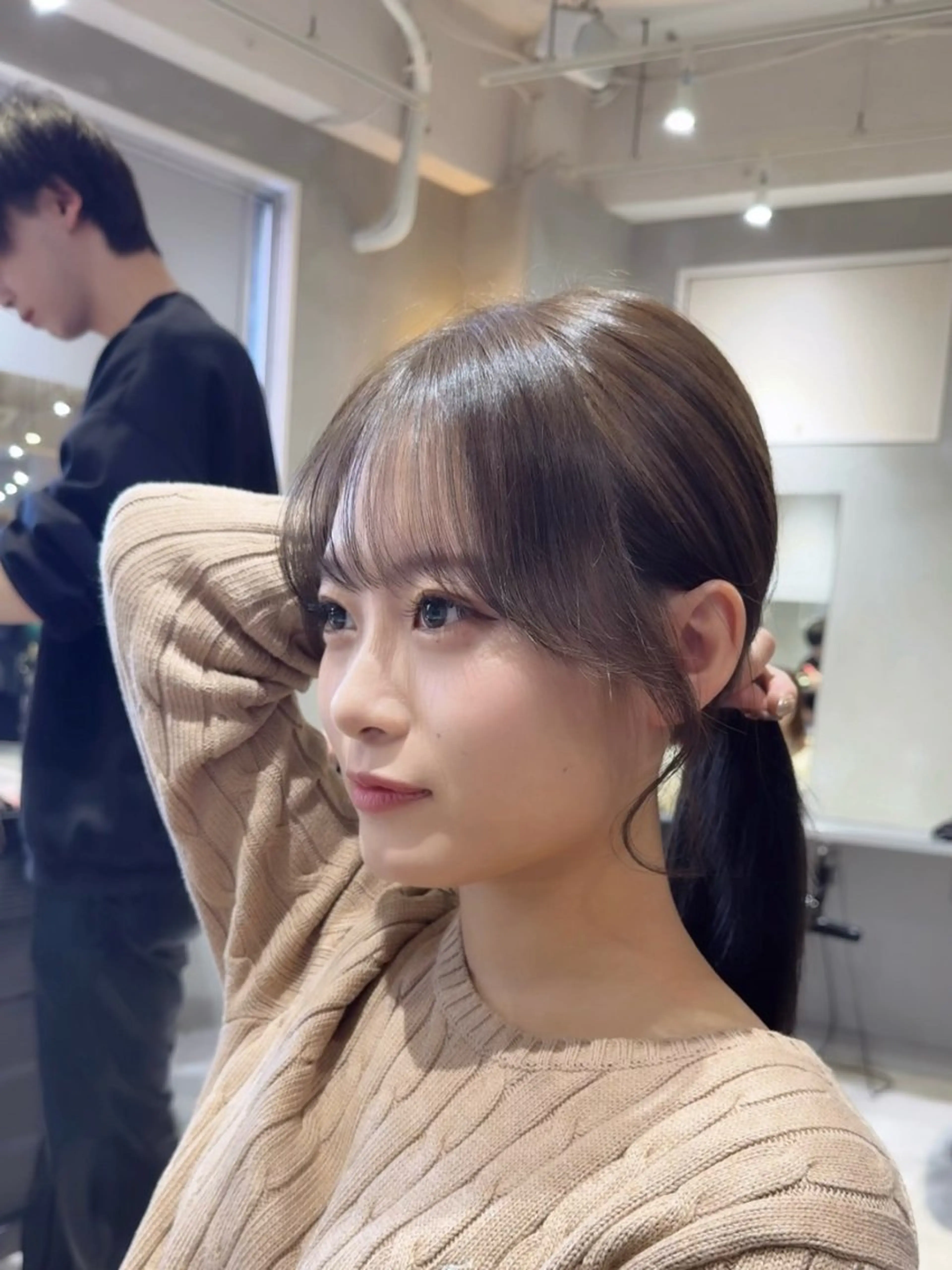 💎前髪顔周りカット【韓国ヘア/後れ毛/結んで可愛い】の写真