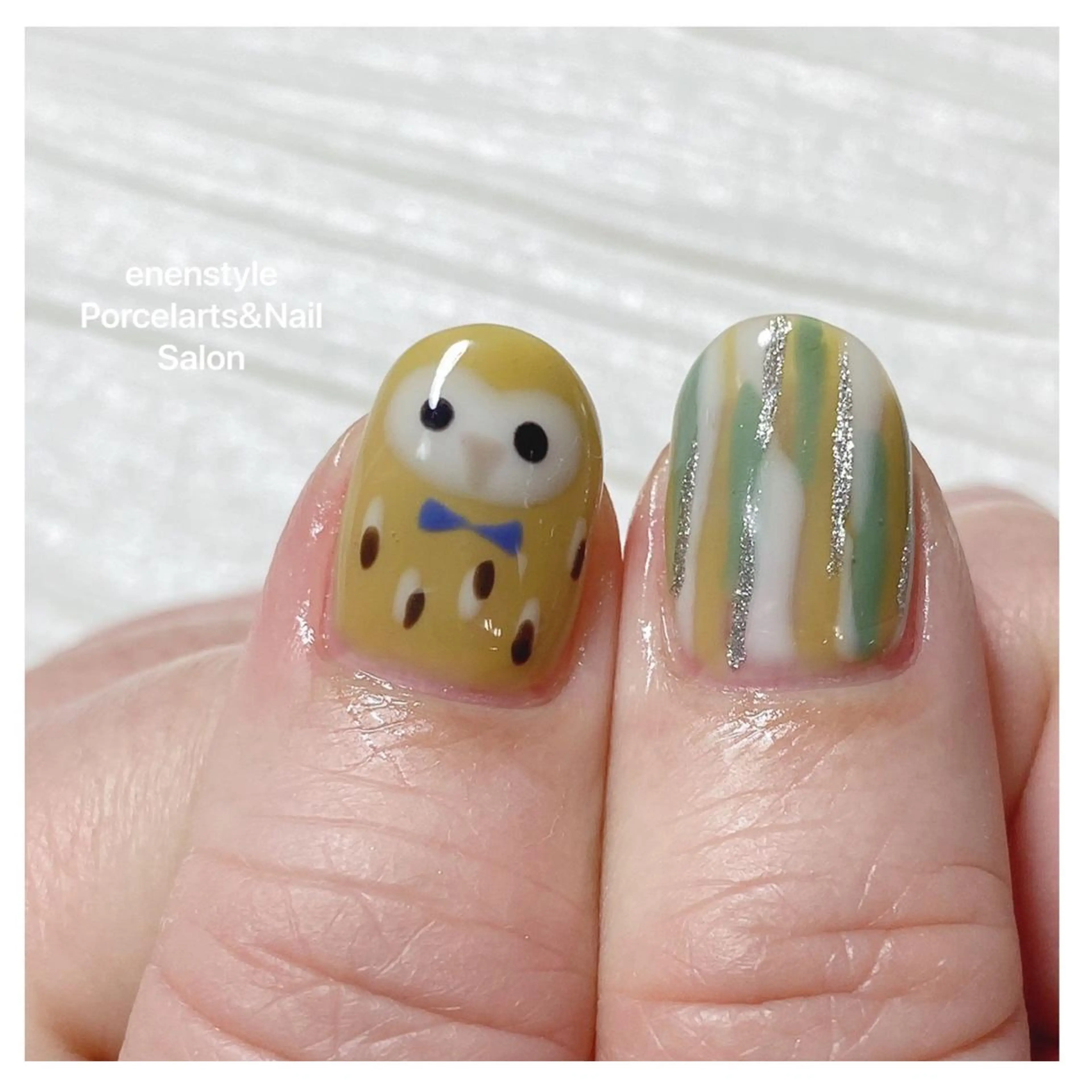 ミディアム ネイル ハンドネイル 👑enen style👑のネイルデザイン