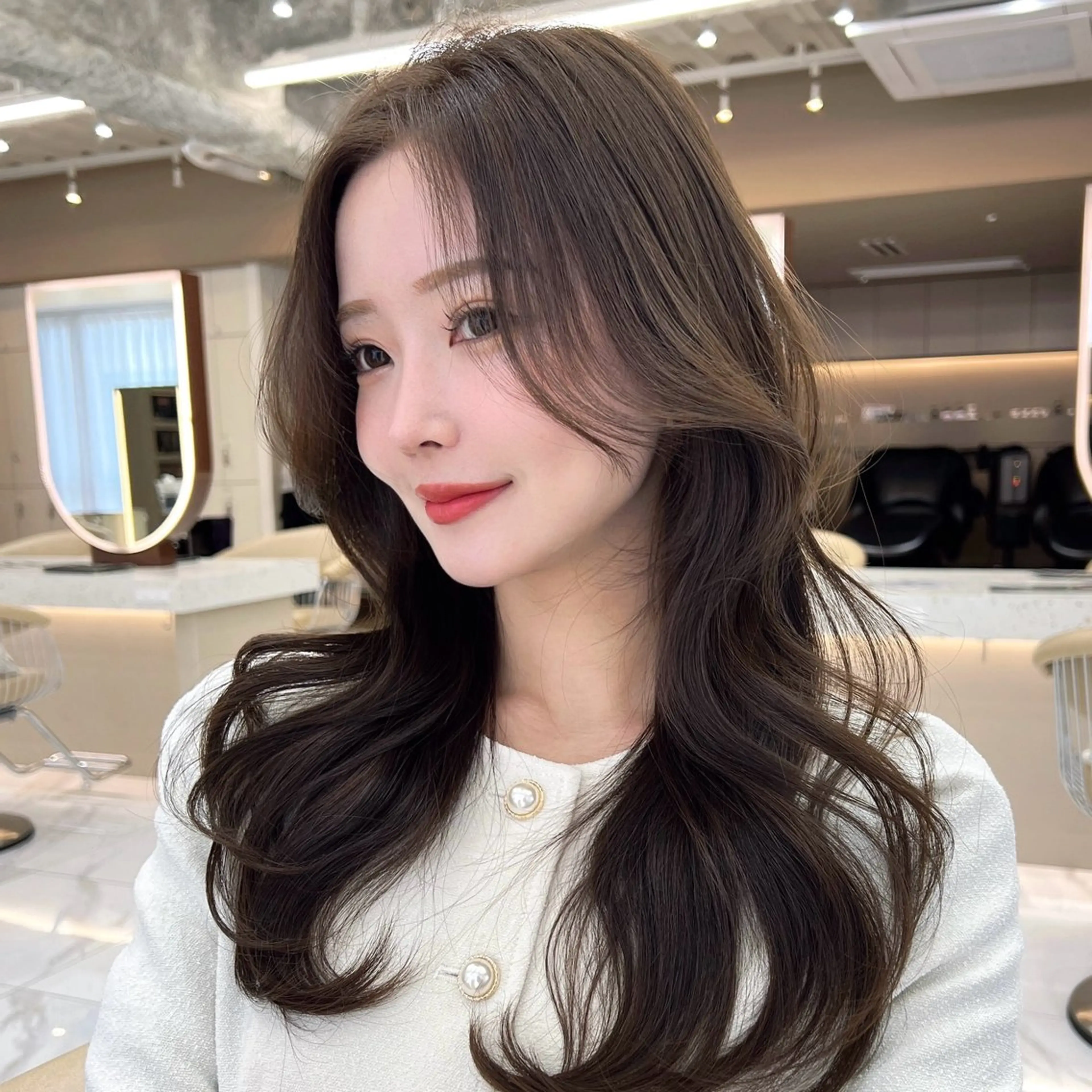 ロング カラー レイヤー|縮毛矯正 |韓国ボブ|岡田洸太のヘアスタイル