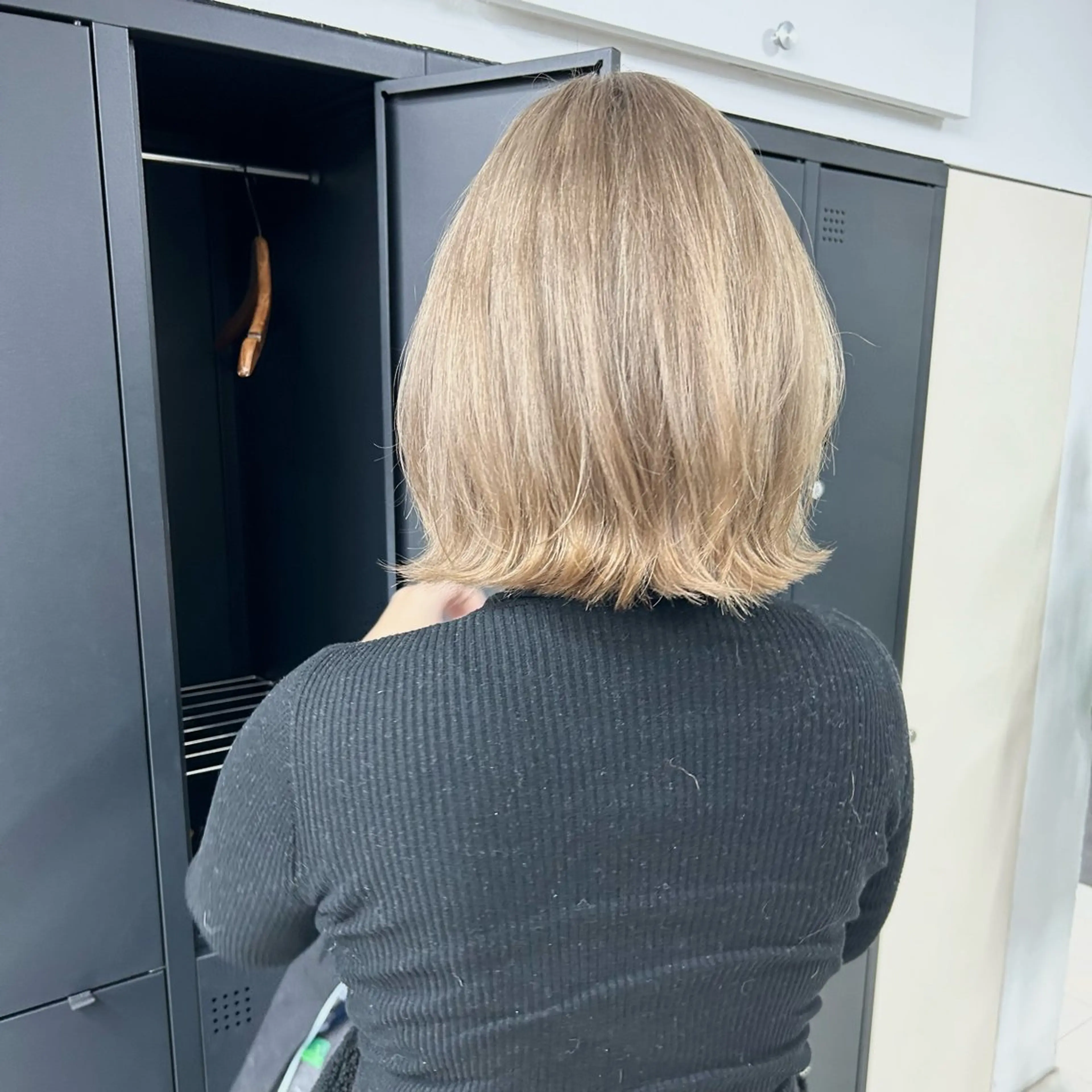 ミディアム レイヤーカット ヘアカラー ダブルカラー/韓国 ヘア/さわのあかねのヘアスタイル