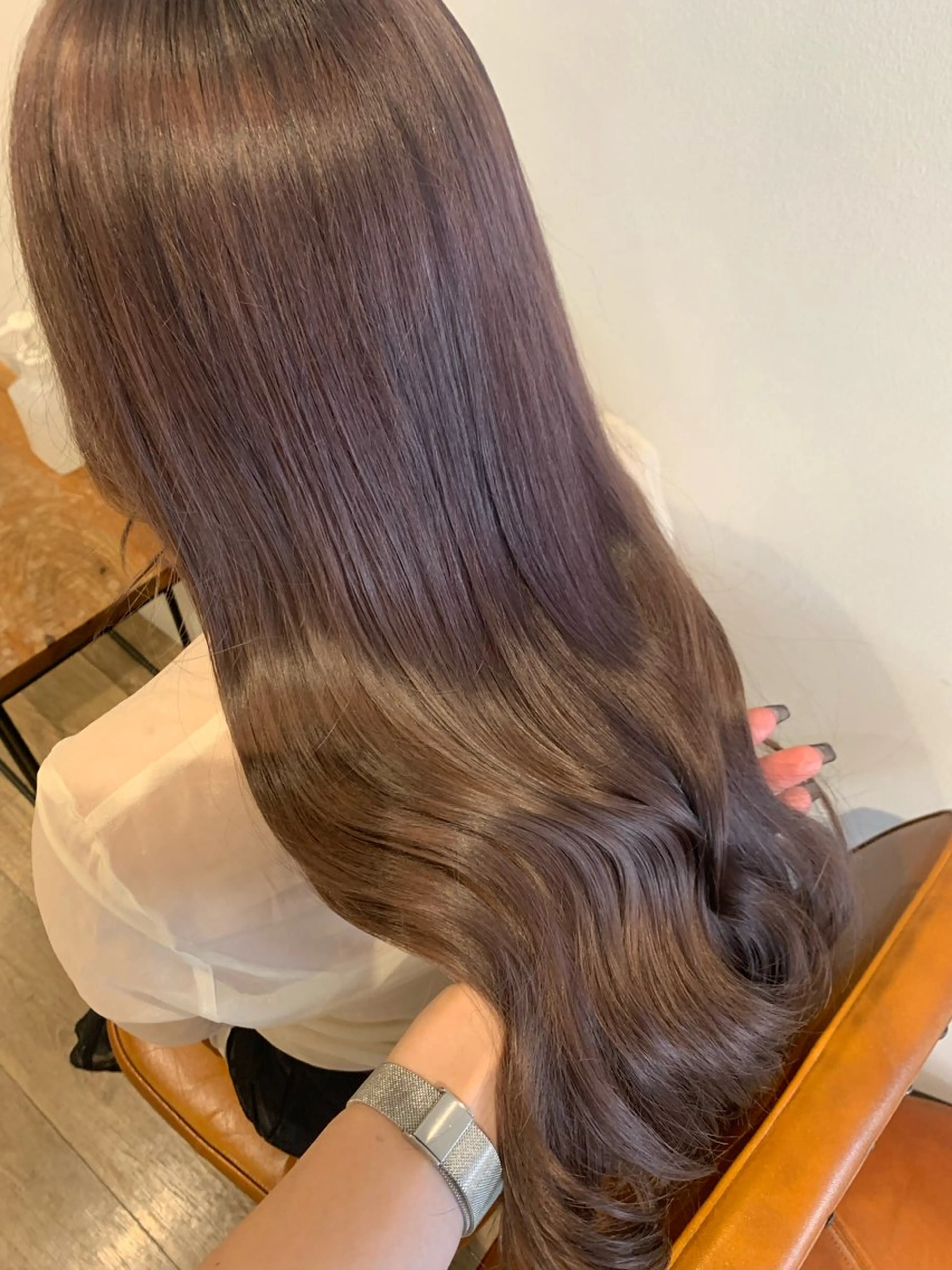 ロング カラー ヘアアレンジ ブリーチ ヘアカラー トリートメント Himawari♡ 柔らかいカラーのヘアスタイル