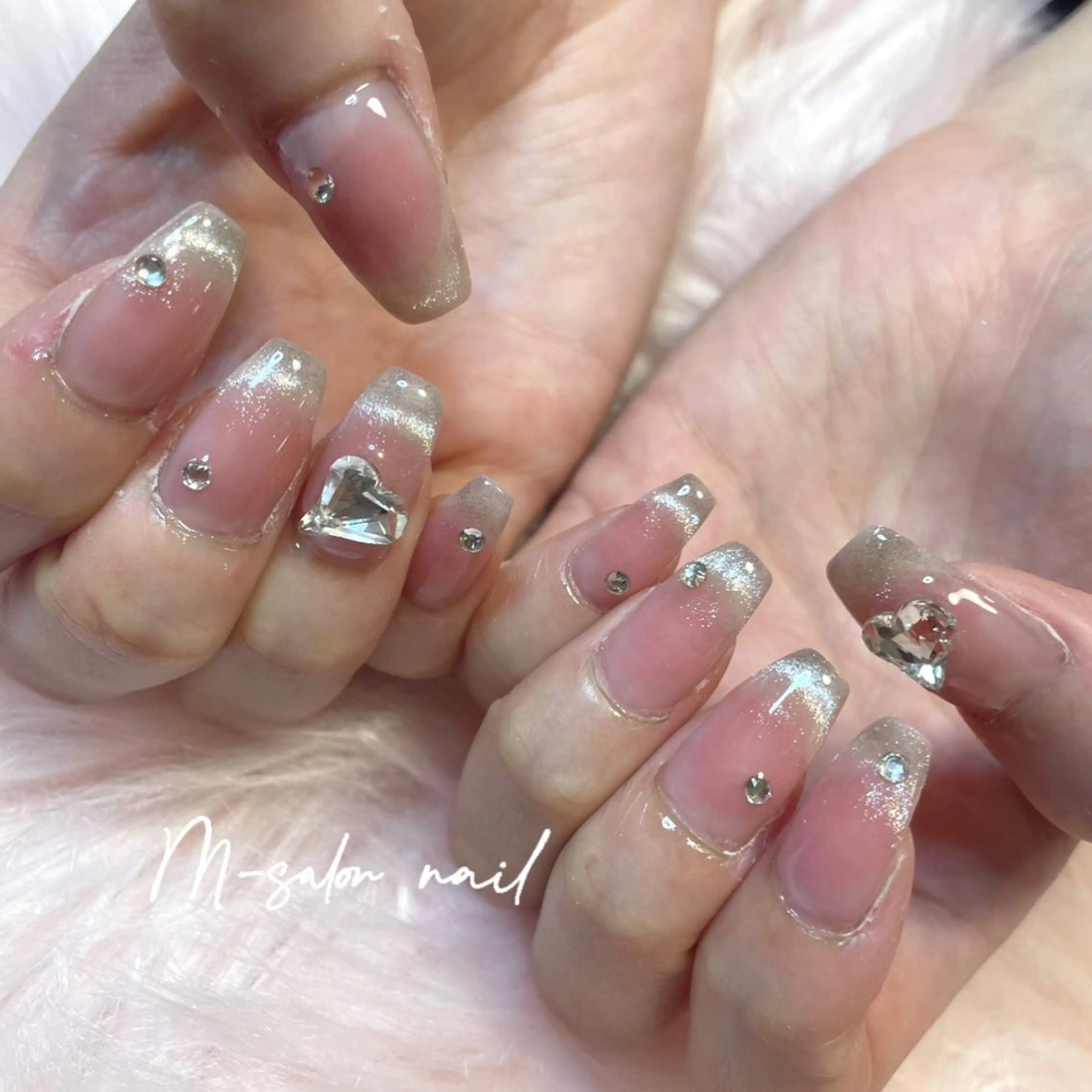 ネイル ハンドネイル 韓国/網紅/パーツ M-salonのネイルデザイン