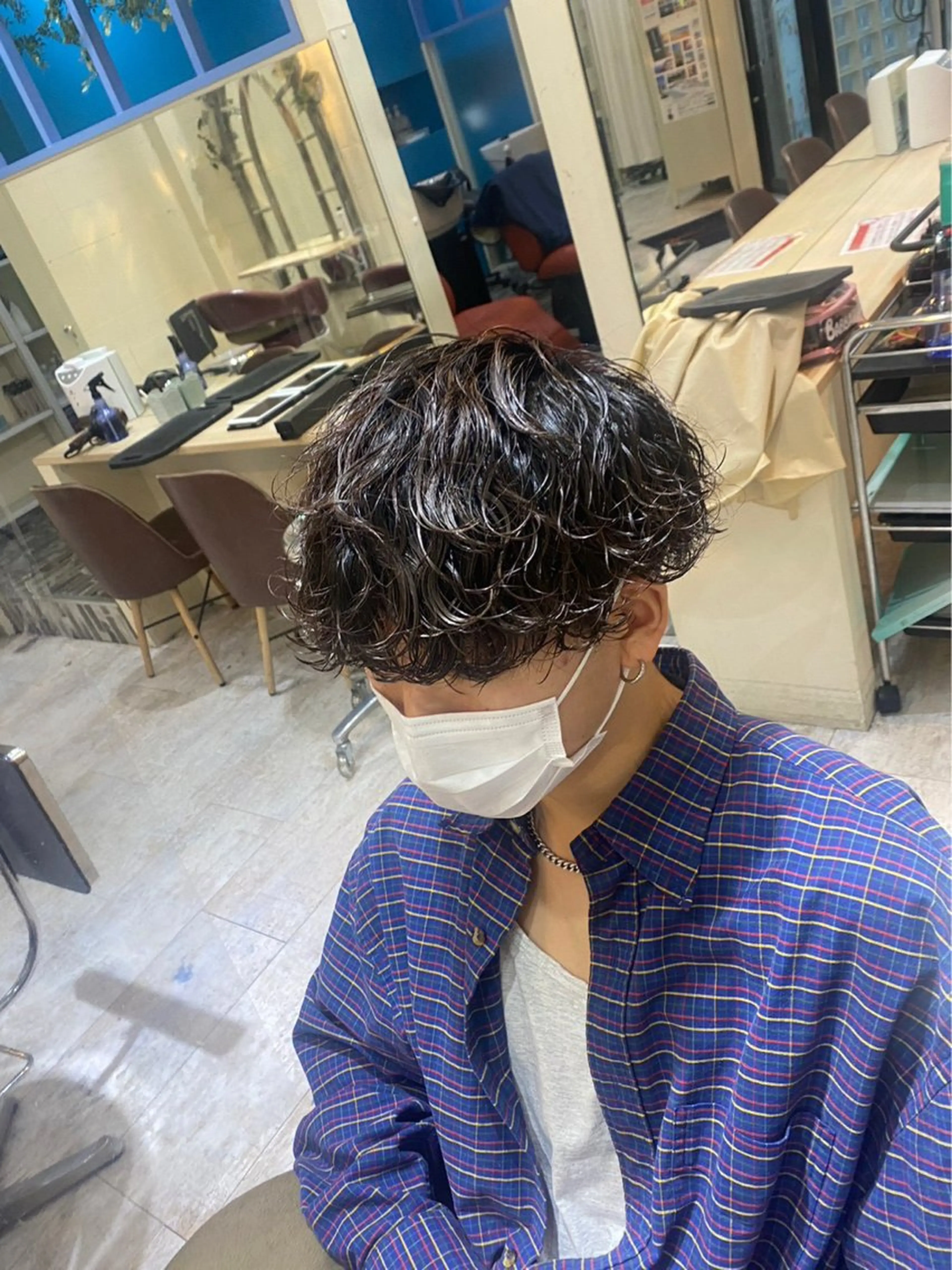 ミディアム 🦁メンズモデル募集 🎧関瑠奈🛵のヘアスタイル