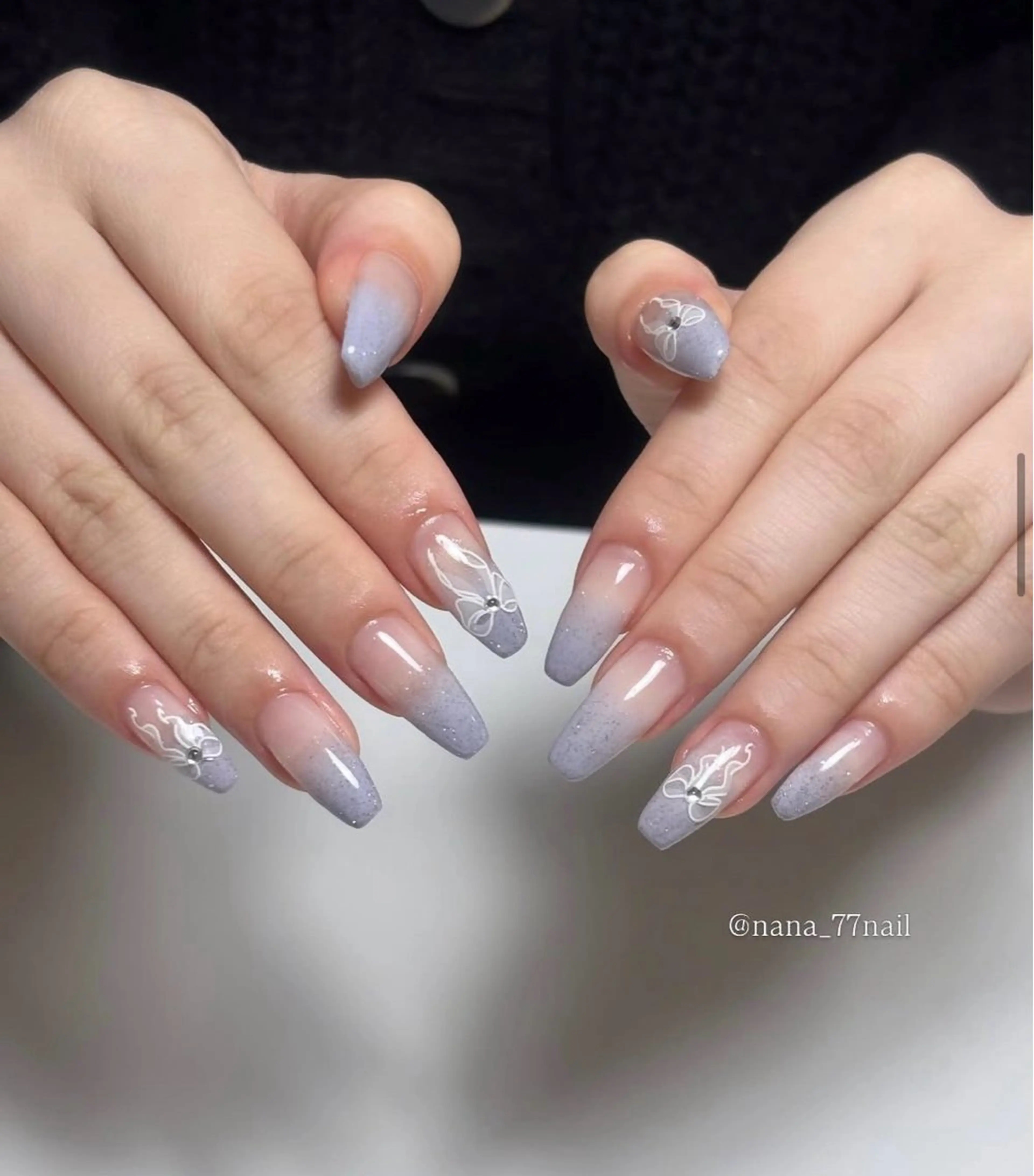 ネイル ハンドネイル Nana .⋆𝜗𝜚のネイルデザイン