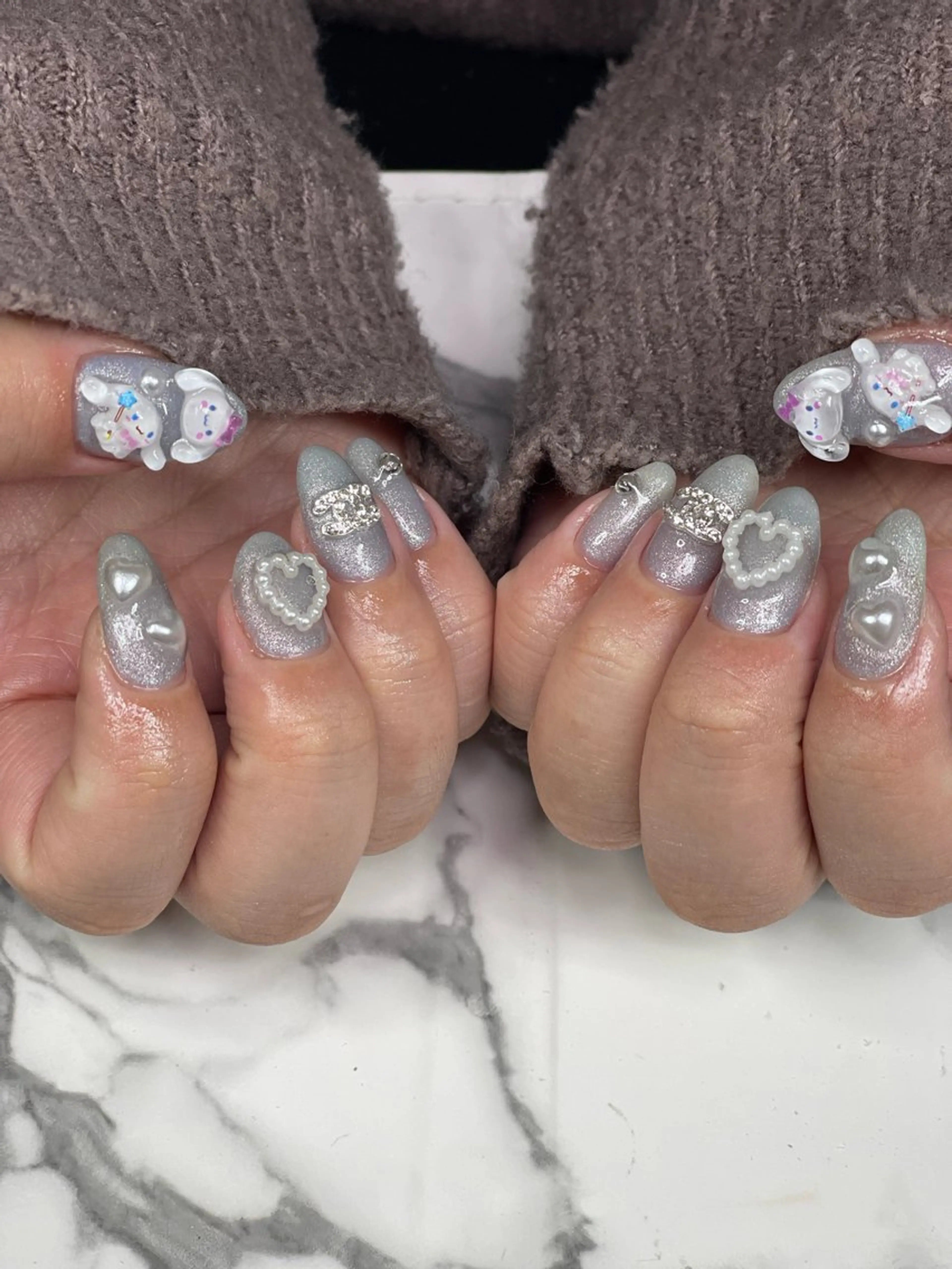 ネイル 長さ出し RUARI RISAのネイルデザイン