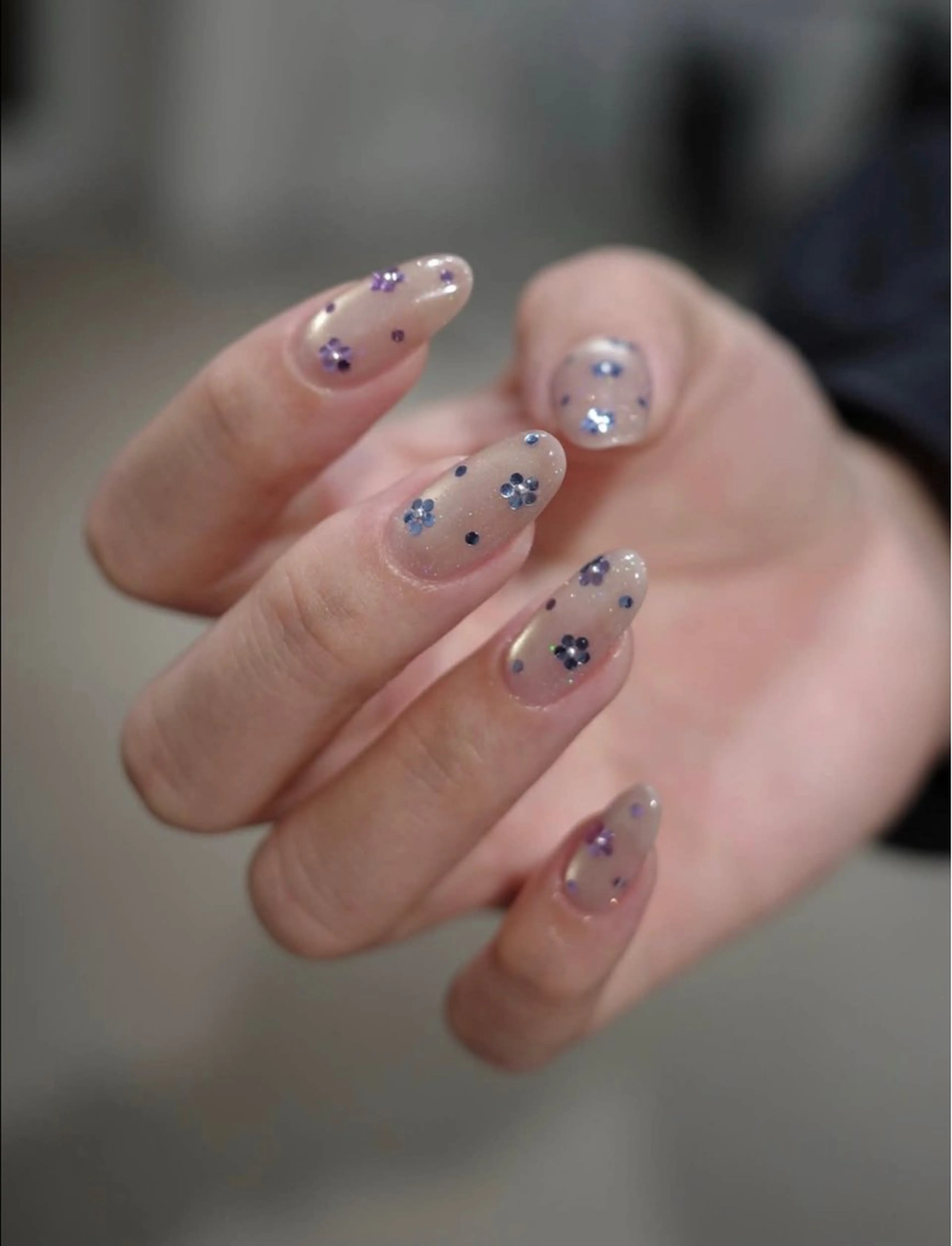 ネイル 韓国ネイル 持ち込み ニュアンスネイル ネイルチップ ハンドネイル Tini ANA.CHUOのネイルデザイン