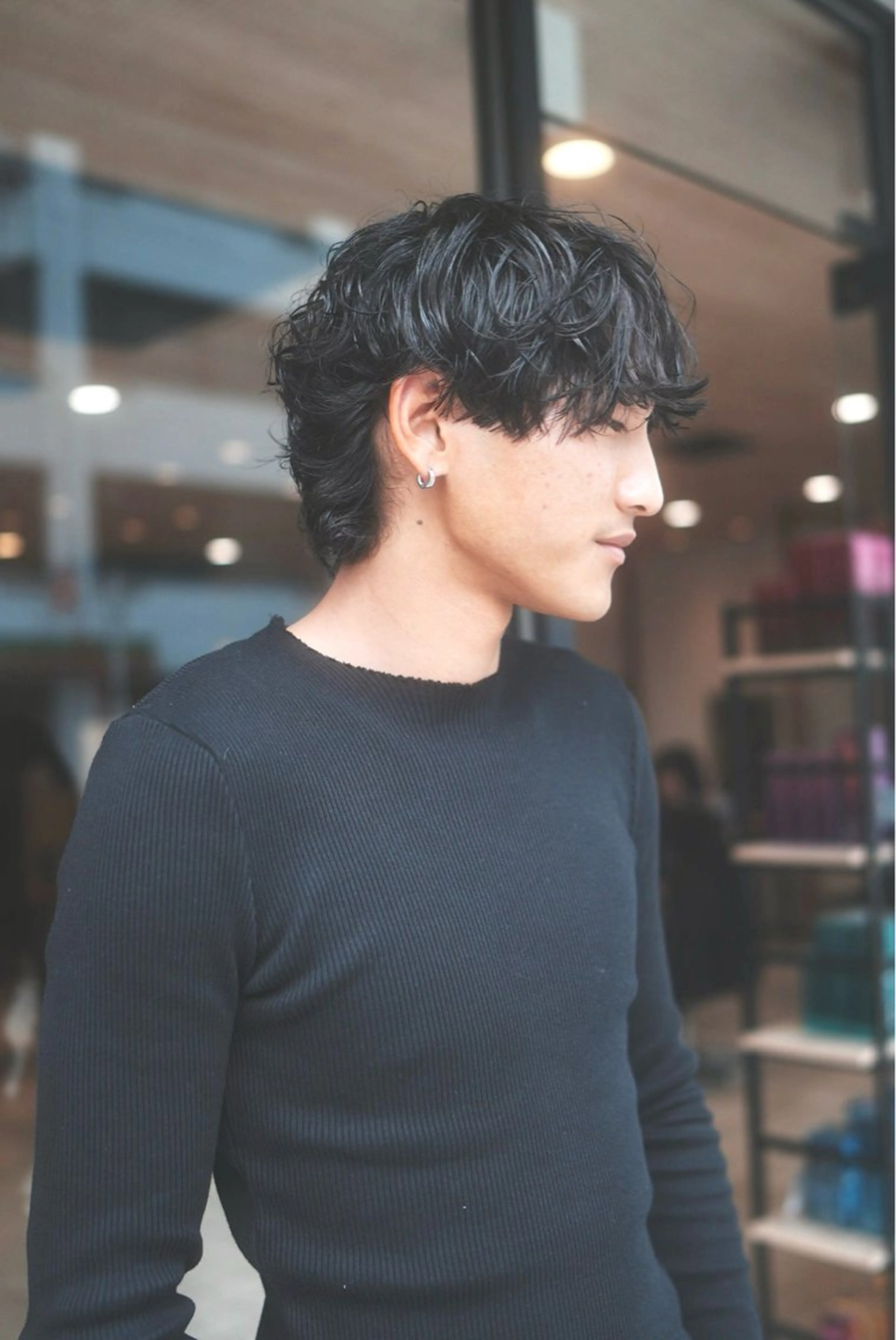 ショート パーマ メンズ カット 似合わせ レイヤー須川のヘアスタイル