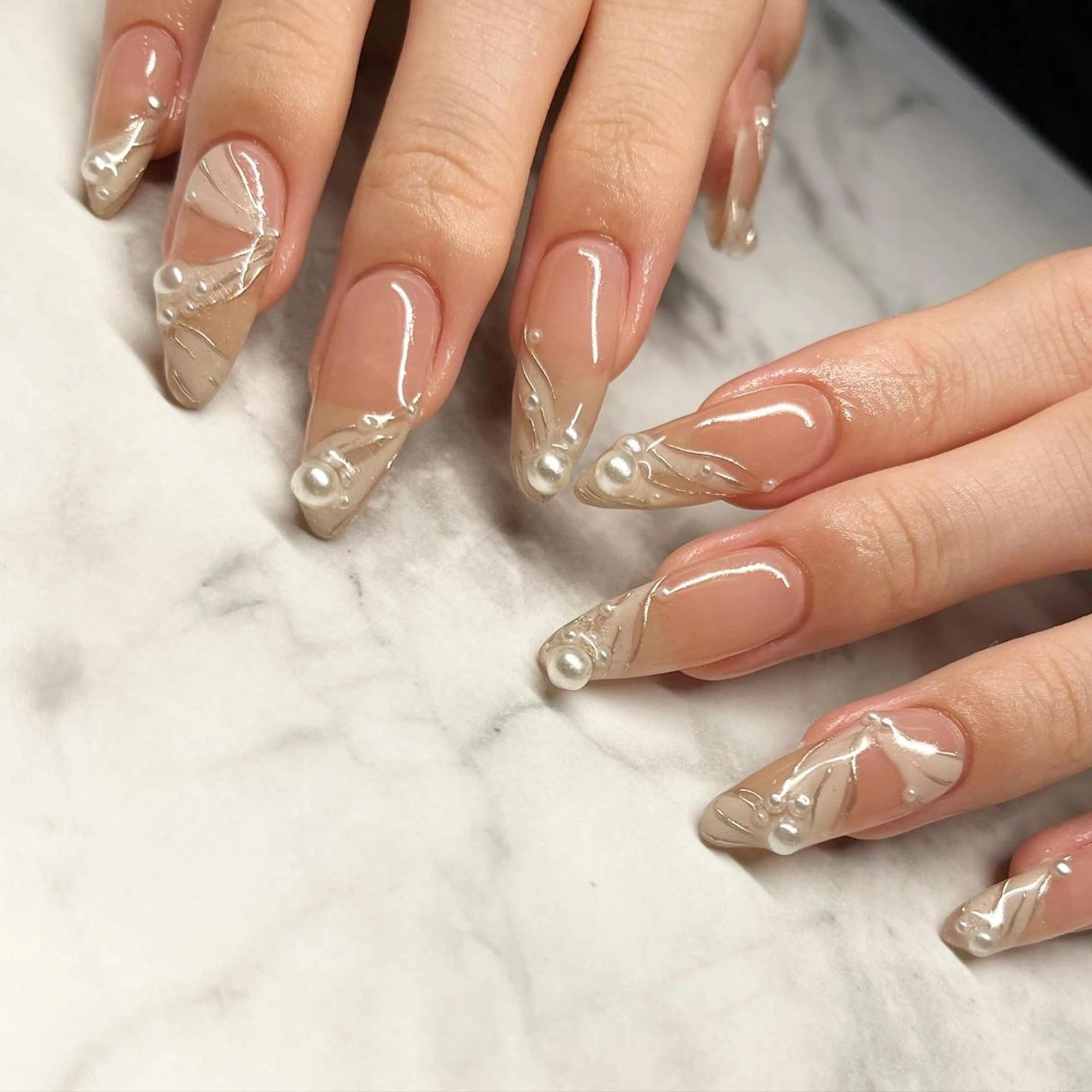 ネイル 持ち込み ハンドネイル 587nail *のネイルデザイン