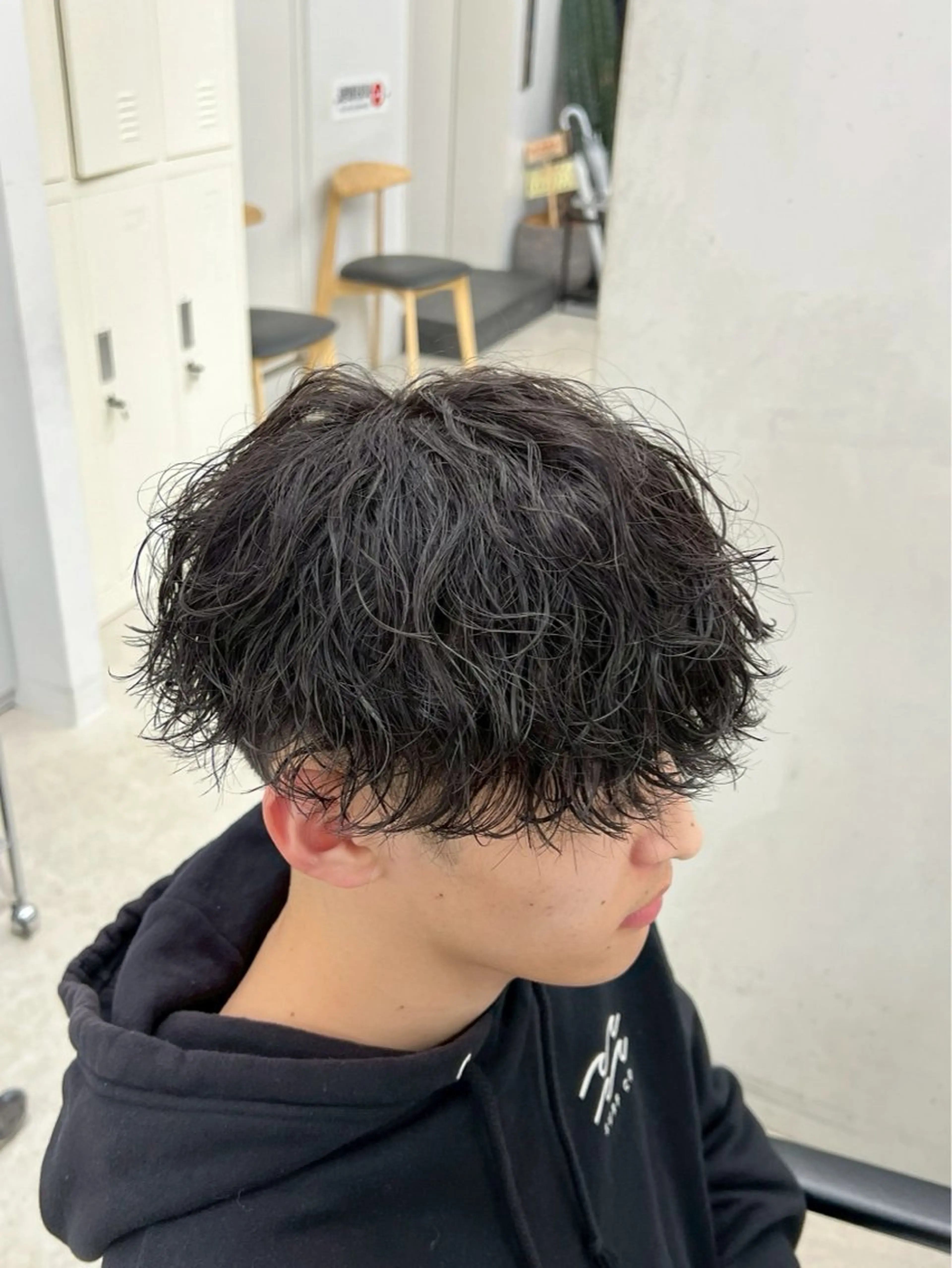 ショート パーマ メンズ カット パーマ 名古屋メンズパーマ /松井生のヘアスタイル