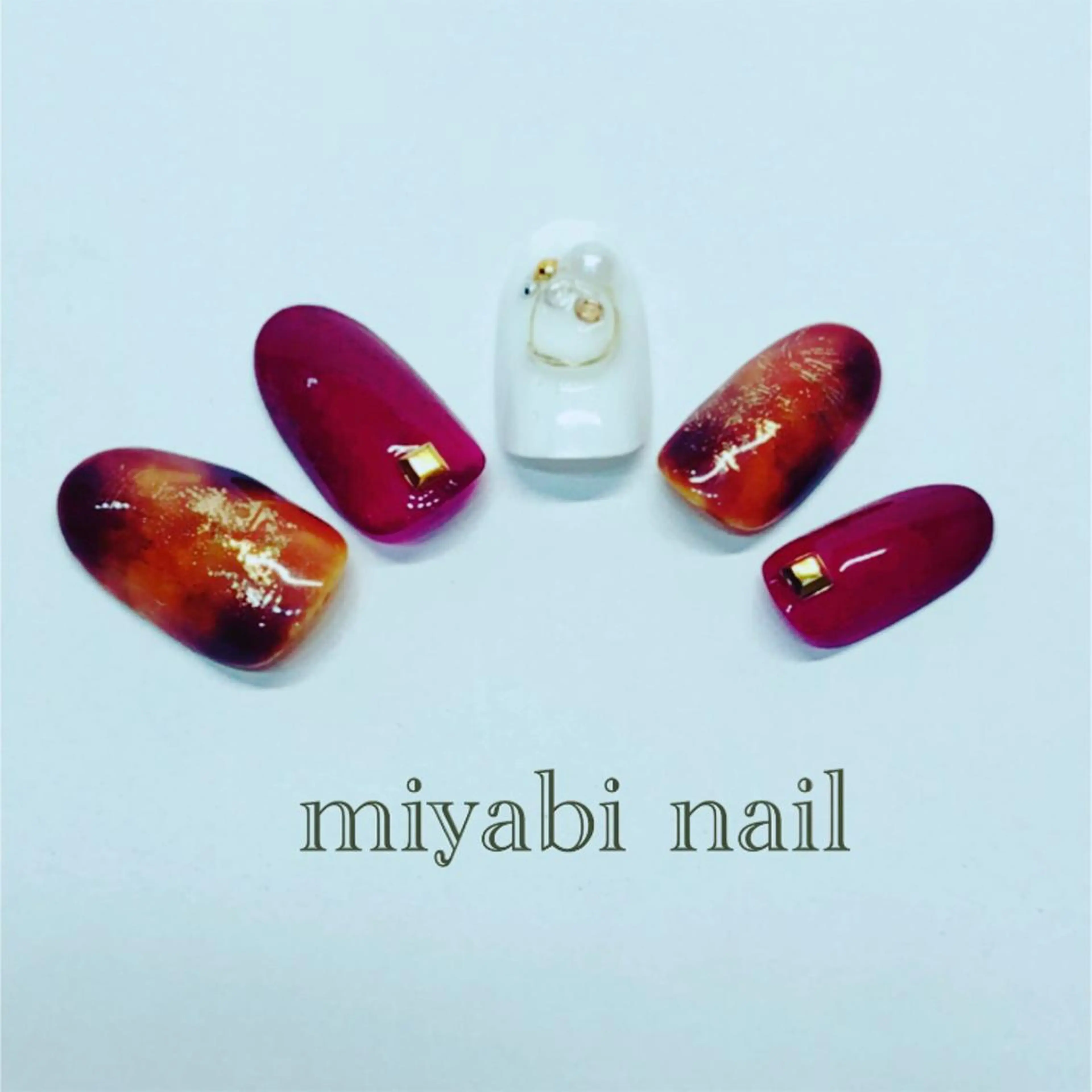 ネイル miyabi nail 桂川駅近くのネイルデザイン