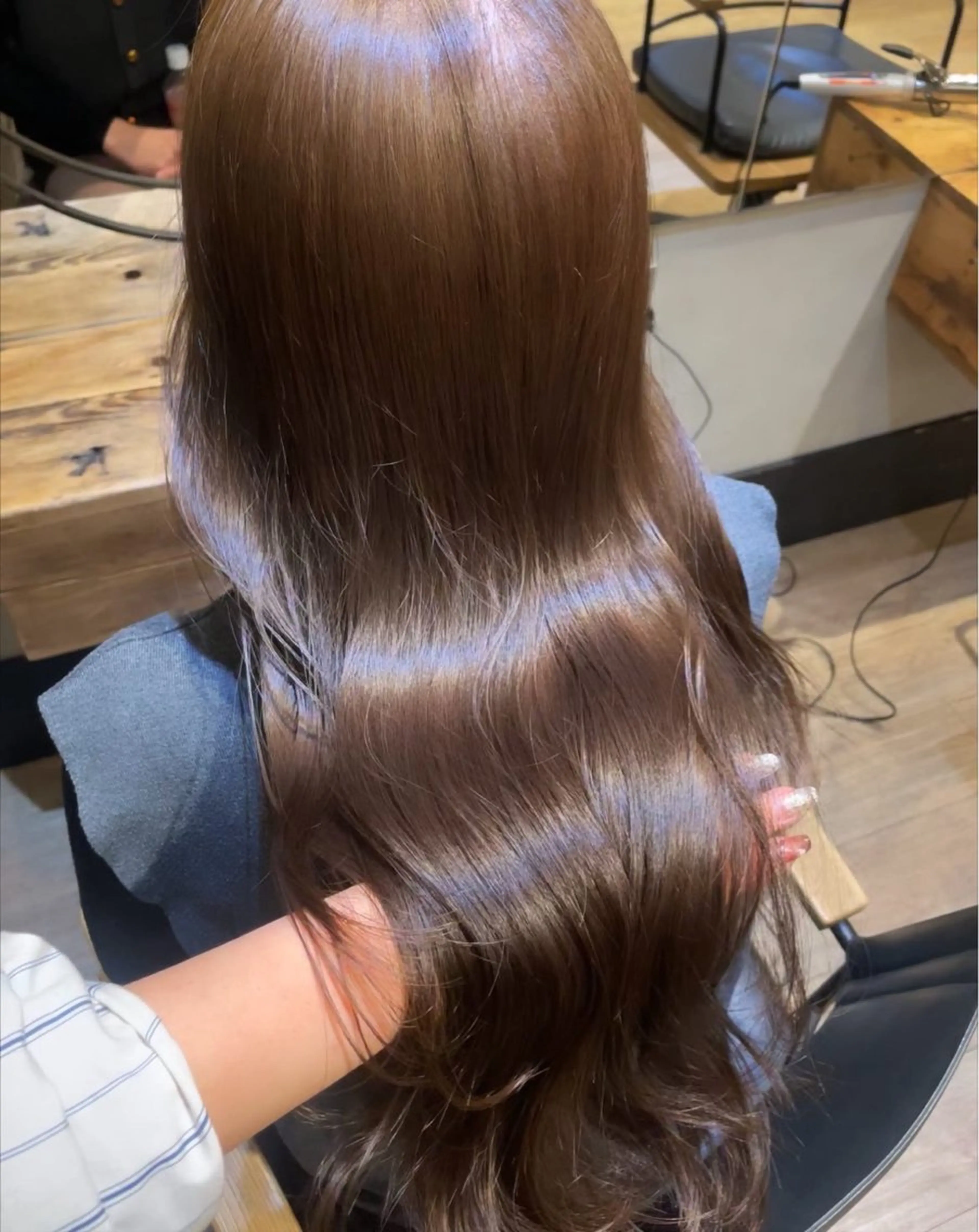 セミロング カラー カット ヘアカラー トリートメント 新宿 /透明感カラー レイヤー/NANAのヘアスタイル