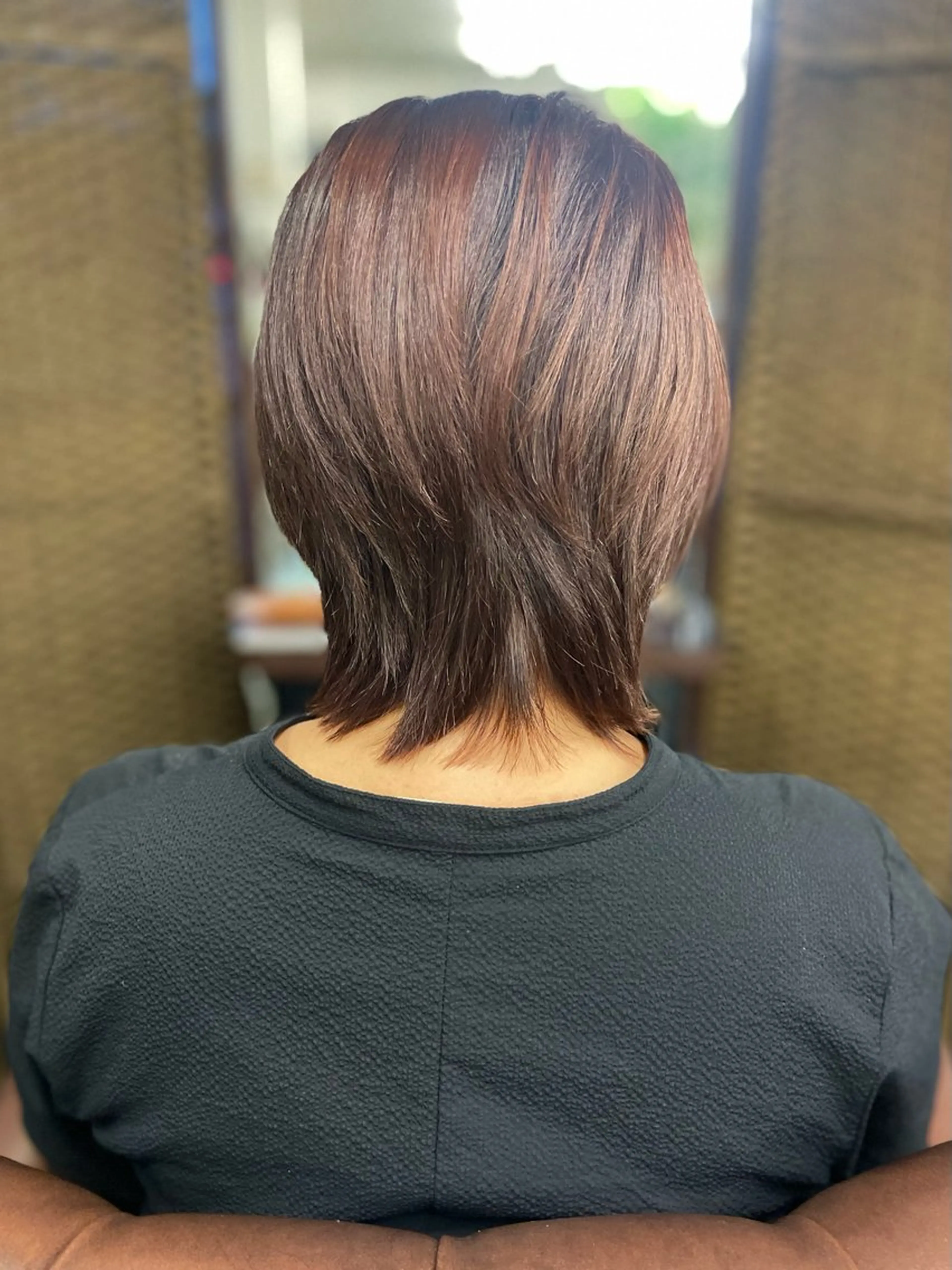 ショート カラー ブラウンカラー ピンクカラー ピンクブラウン ショートヘア ウルフカット カット ヘアカラー トリートメント 沢田 瞳のヘアスタイル