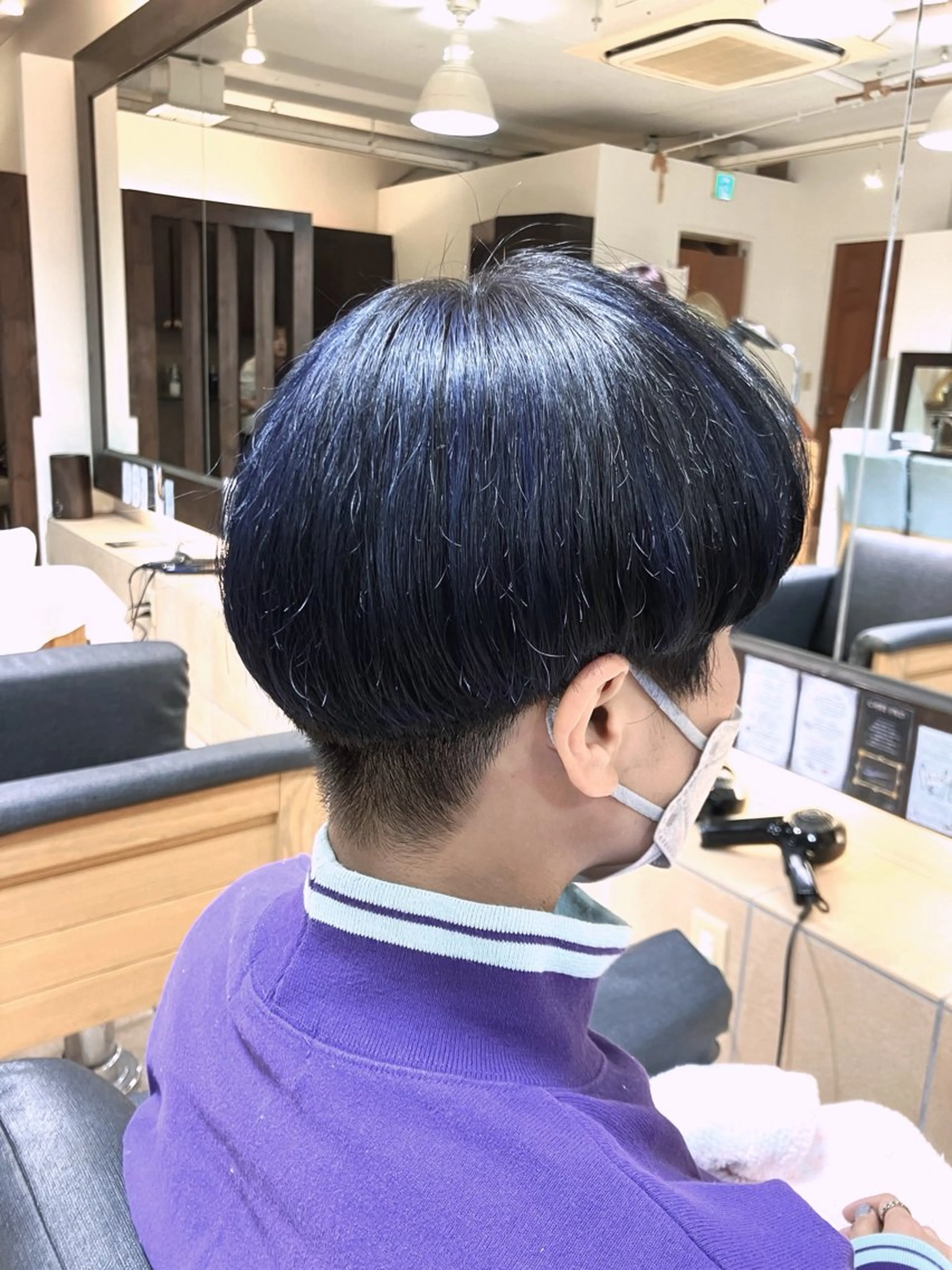 ショート カラー ハイライトカラー ハイライト カット ヘアカラー トリートメント 奥谷 美代子のヘアスタイル