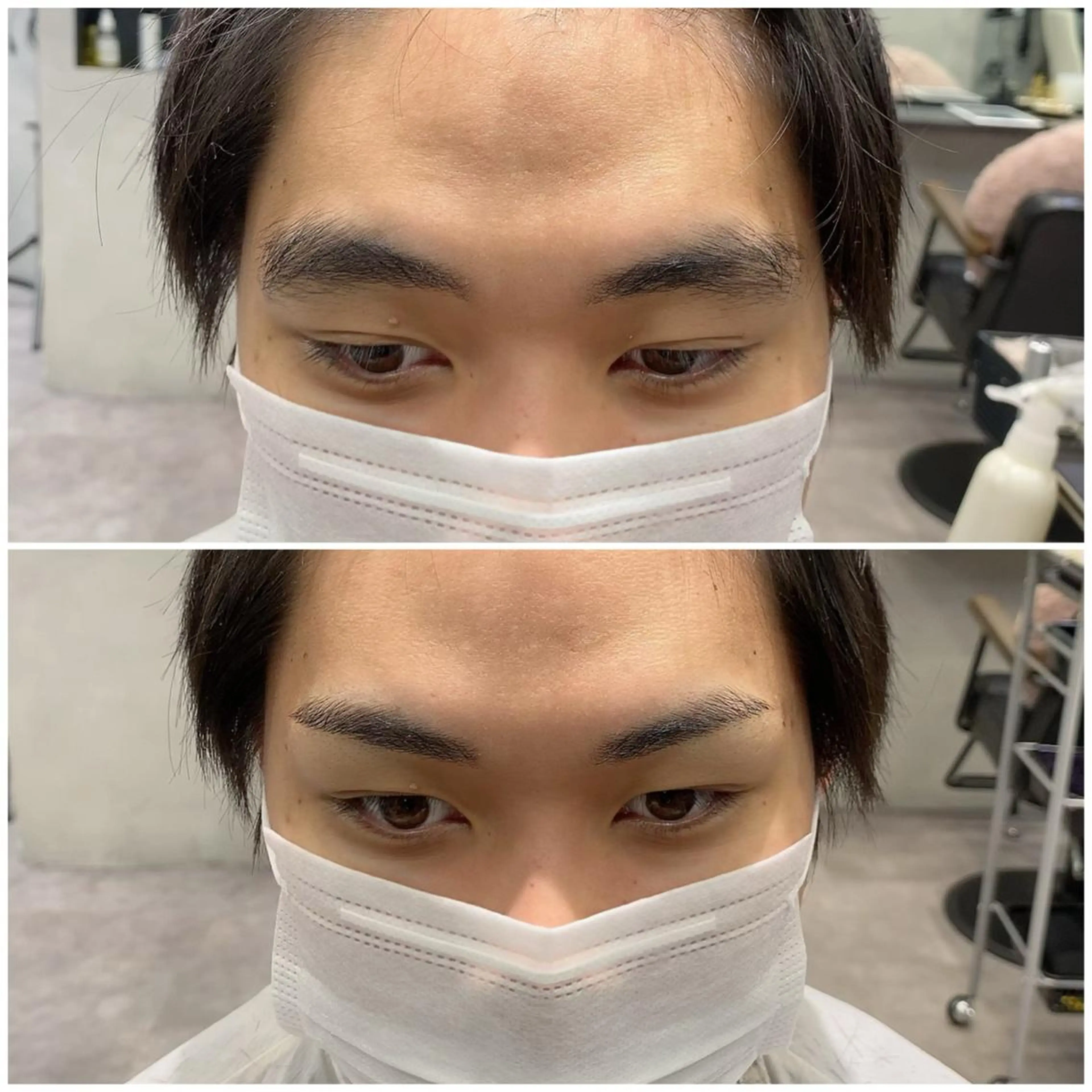 ショート メンズ アイブロウ 眉カット カット ヘッドスパ ヘアセット SALOWIN所属・半個室メンズ カット🥕羽鳥淳妃のヘアスタイル