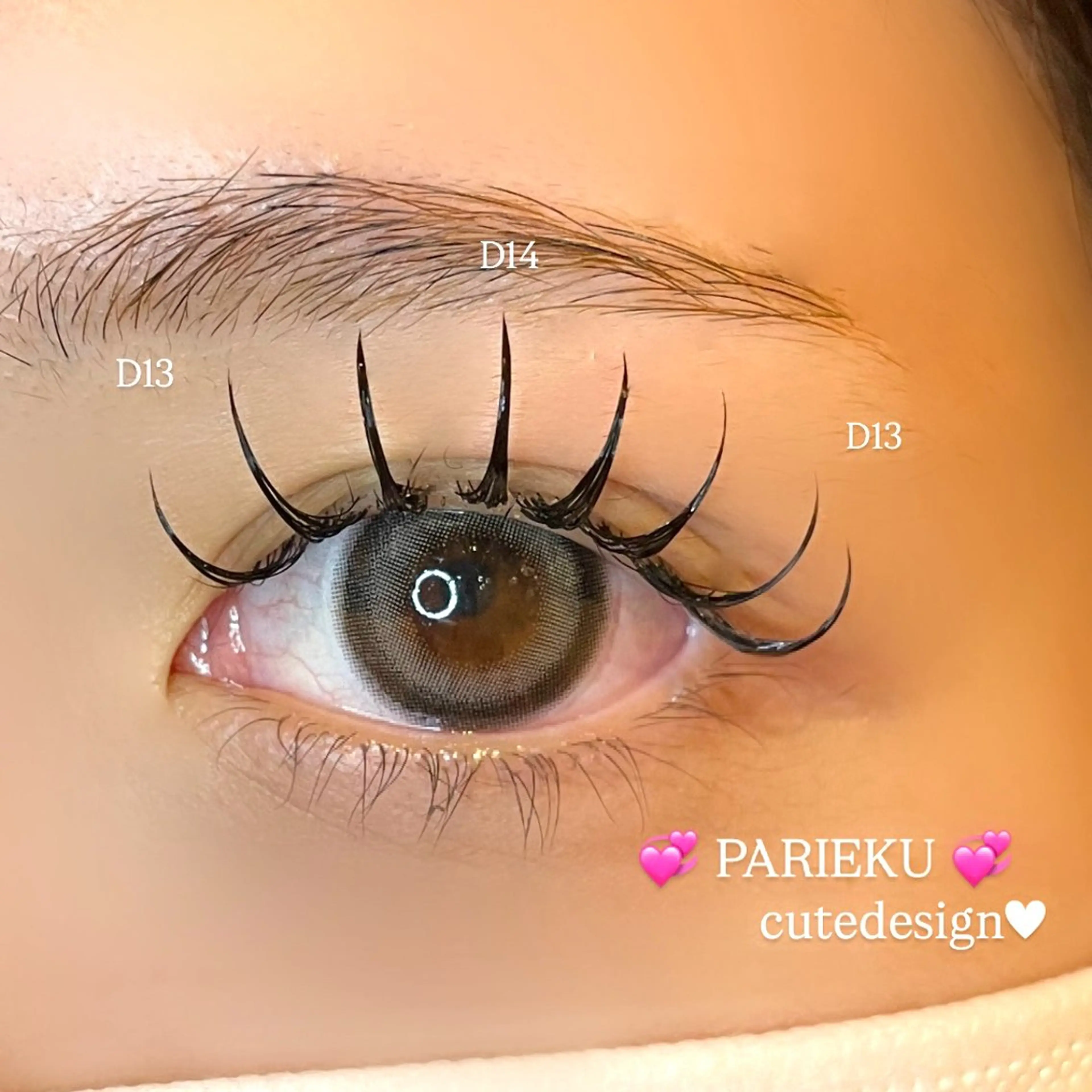 🩷🖤パリエク🩷🖤 100本✨コーティング付き🪄の写真